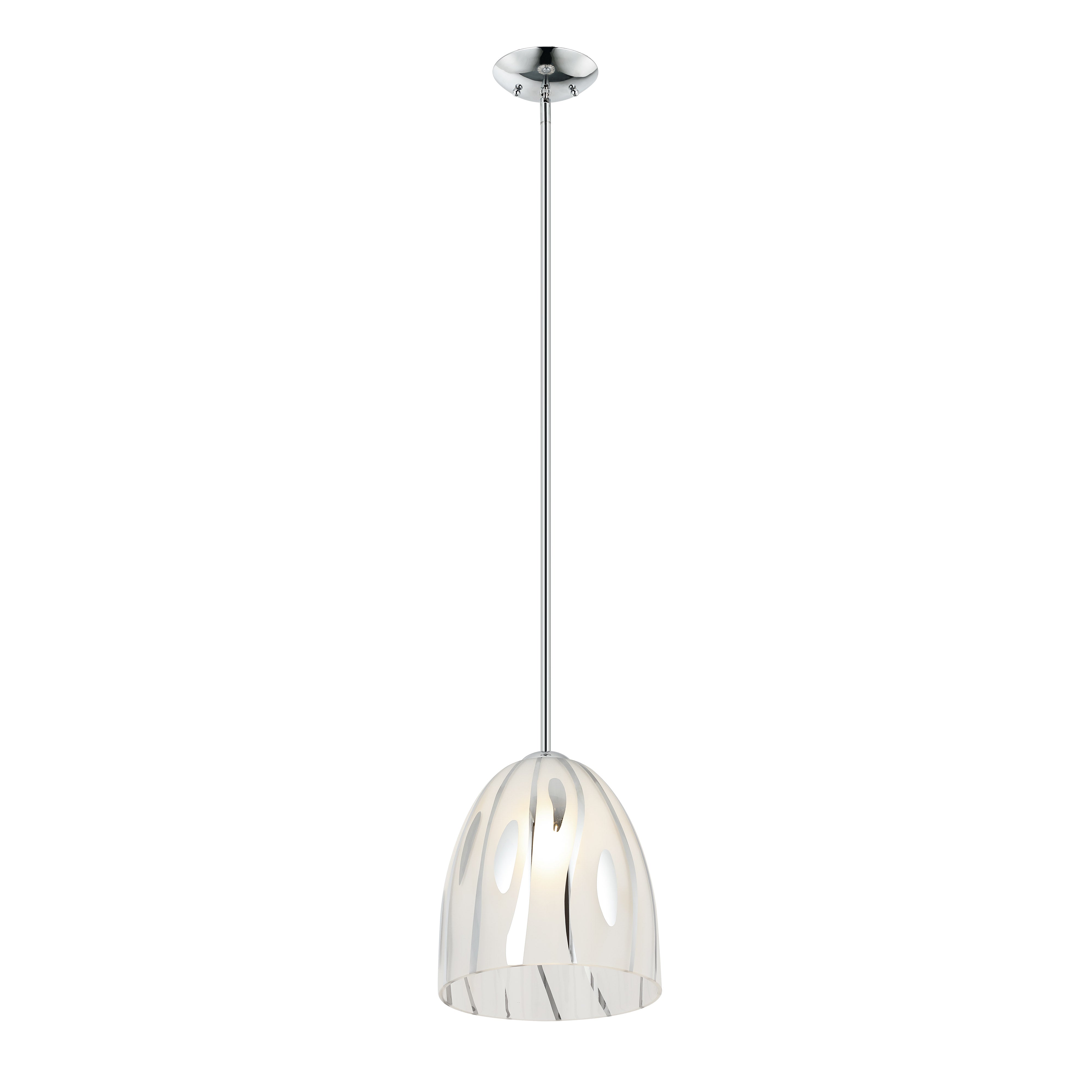 Chroman Empire 1 Light 10 in Bell Pendant