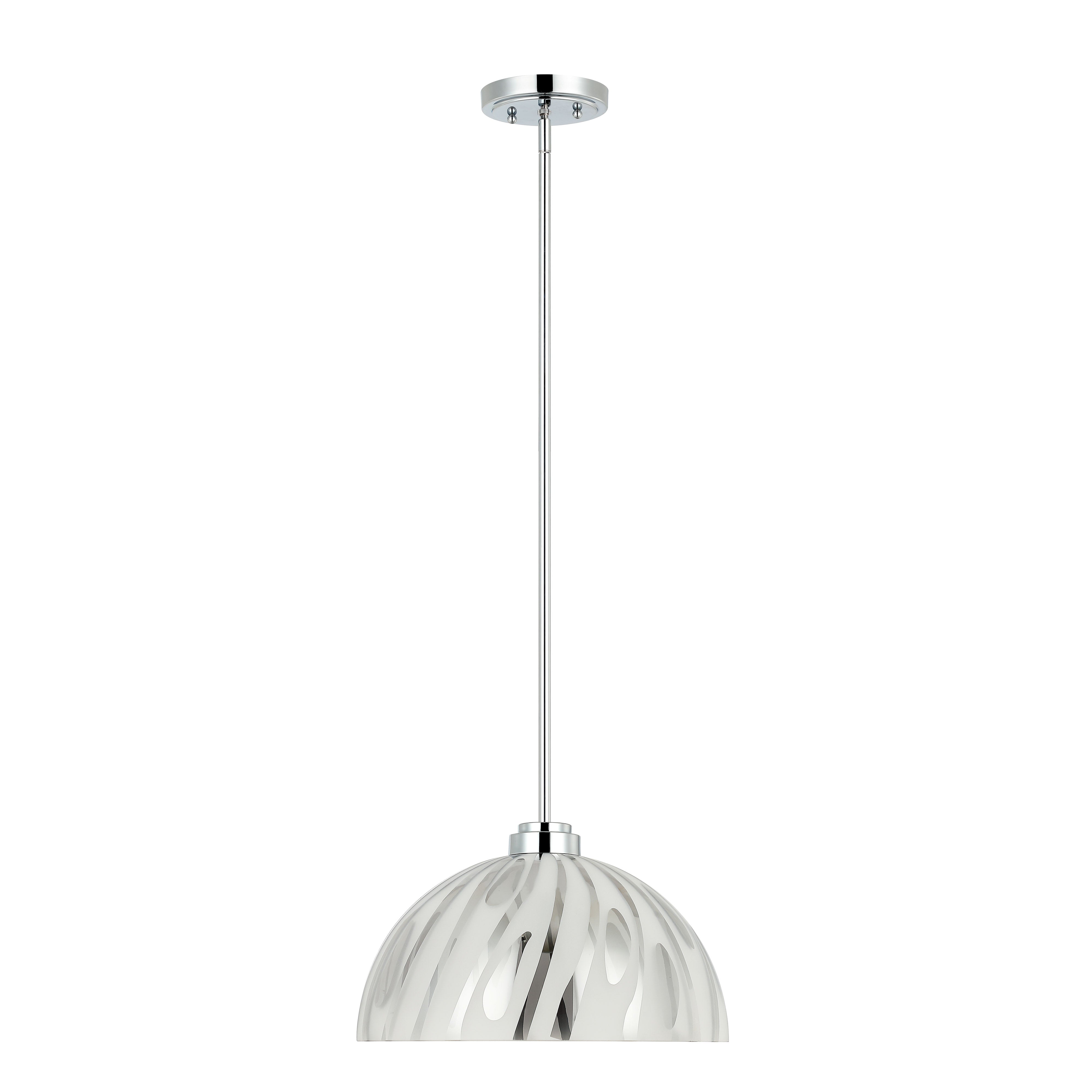 Chroman Empire 1 Light 16 in Dome Pendant