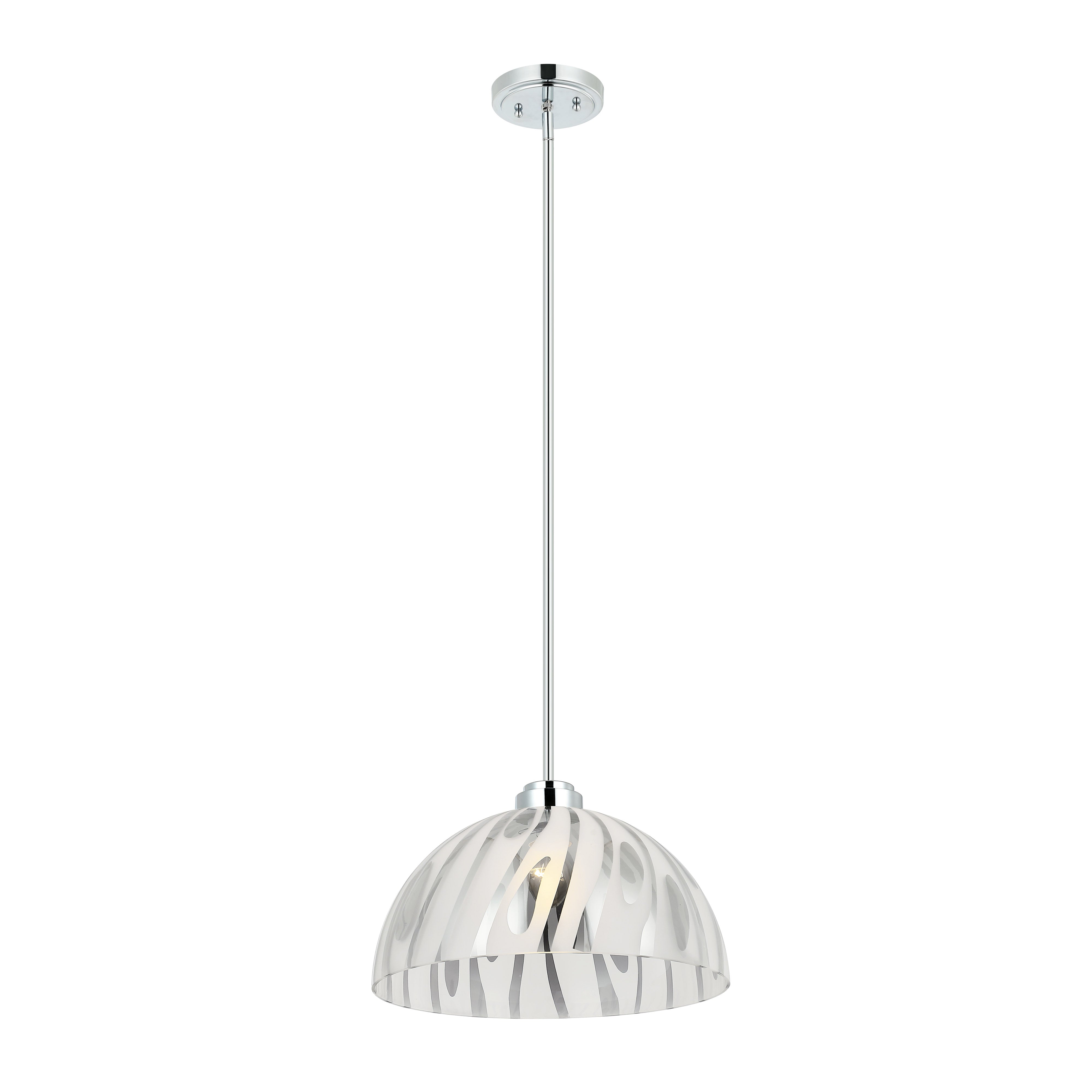 Chroman Empire 1 Light 16 in Dome Pendant