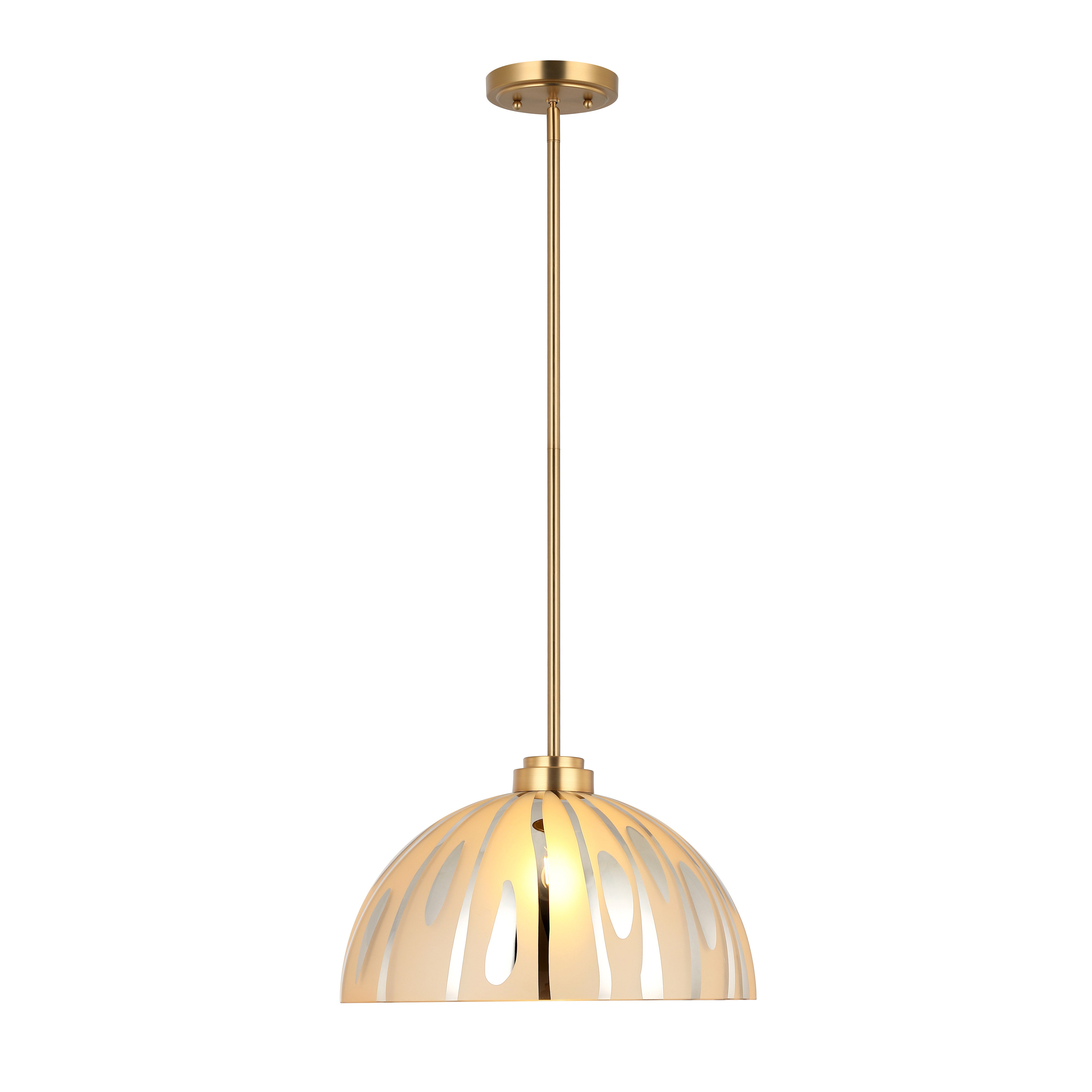 Chroman Empire 1 Light 16 in Dome Pendant