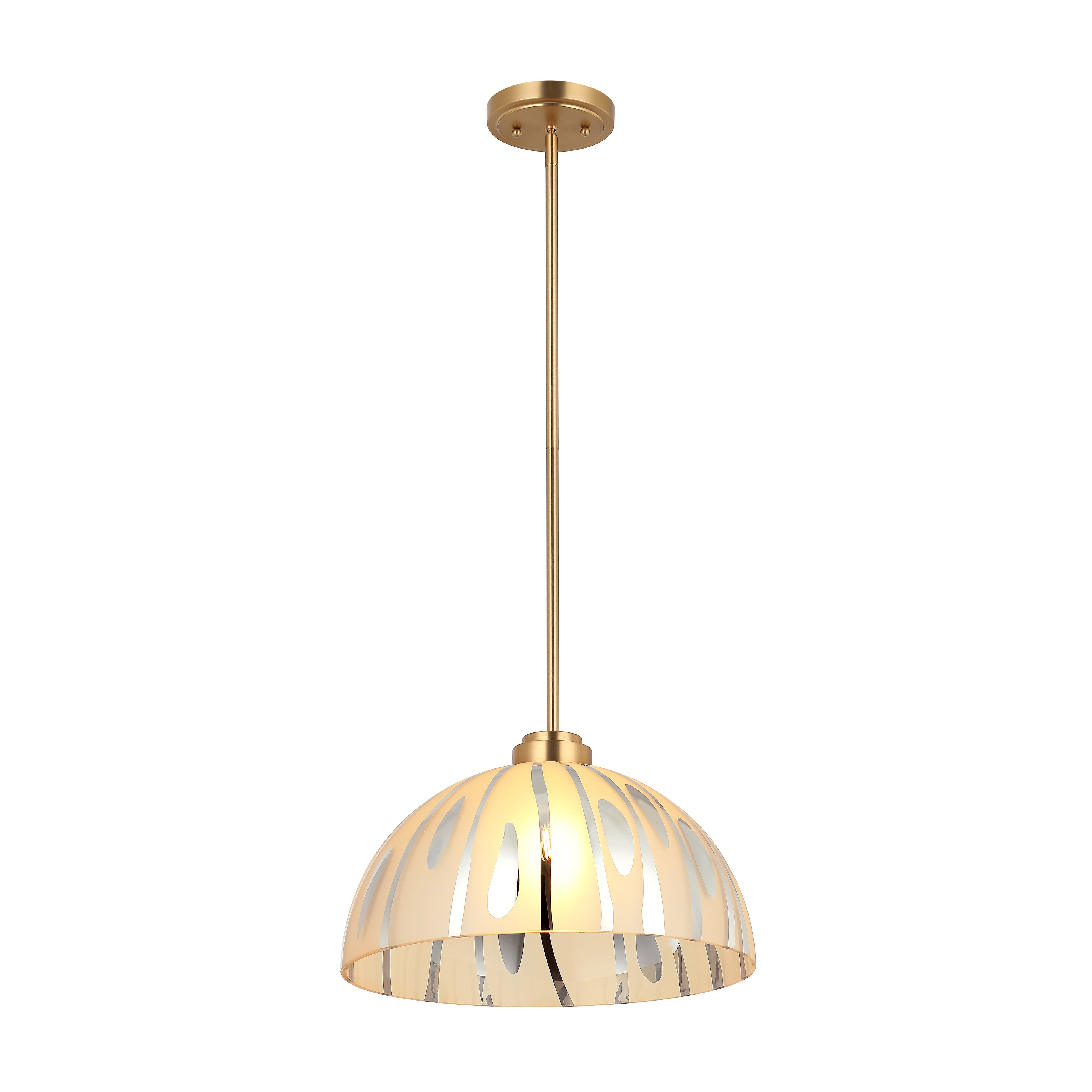 Chroman Empire 1 Light 16 in Dome Pendant