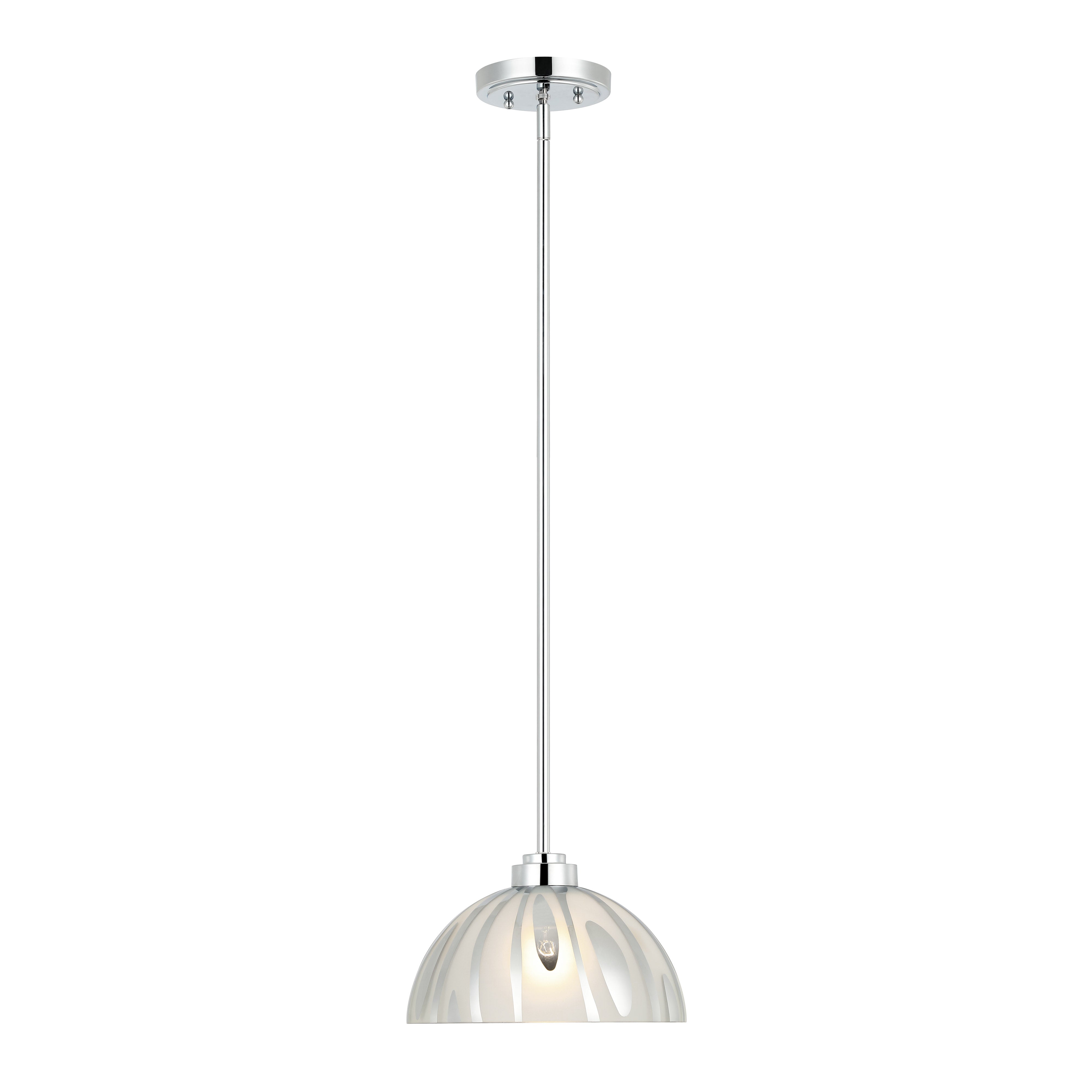 Chroman Empire 1 Light 10 in Dome Pendant