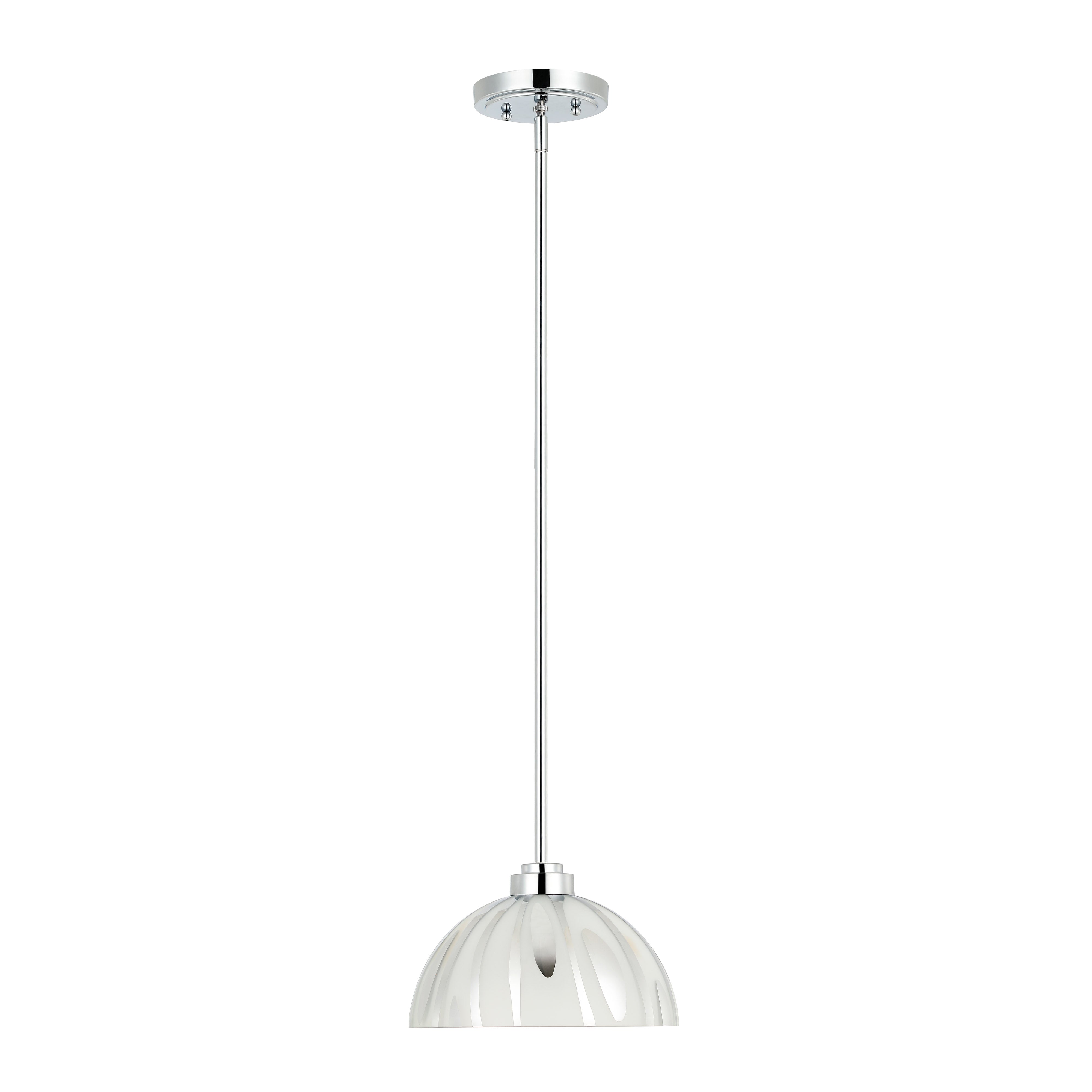 Chroman Empire 1 Light 10 in Dome Pendant