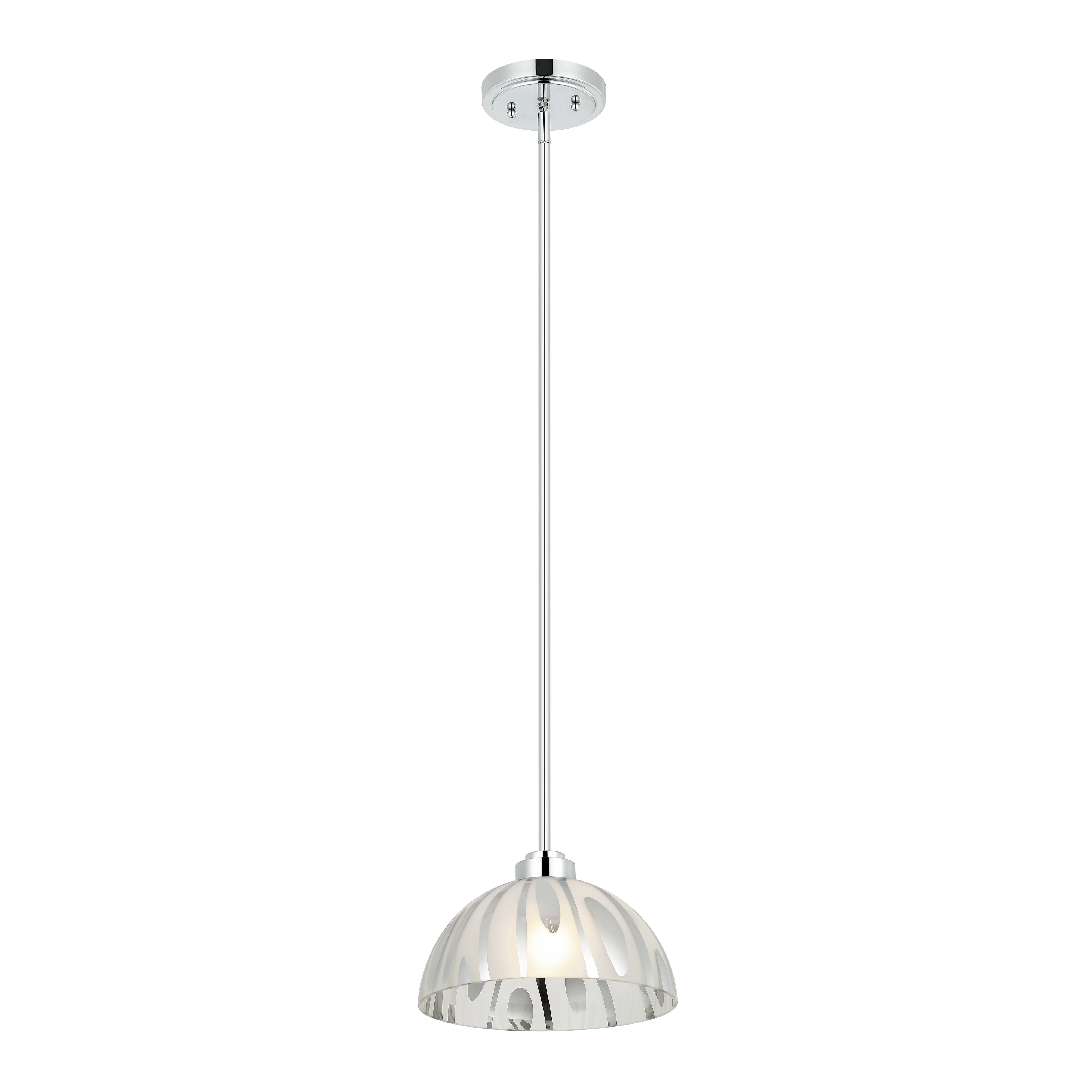 Chroman Empire 1 Light 10 in Dome Pendant