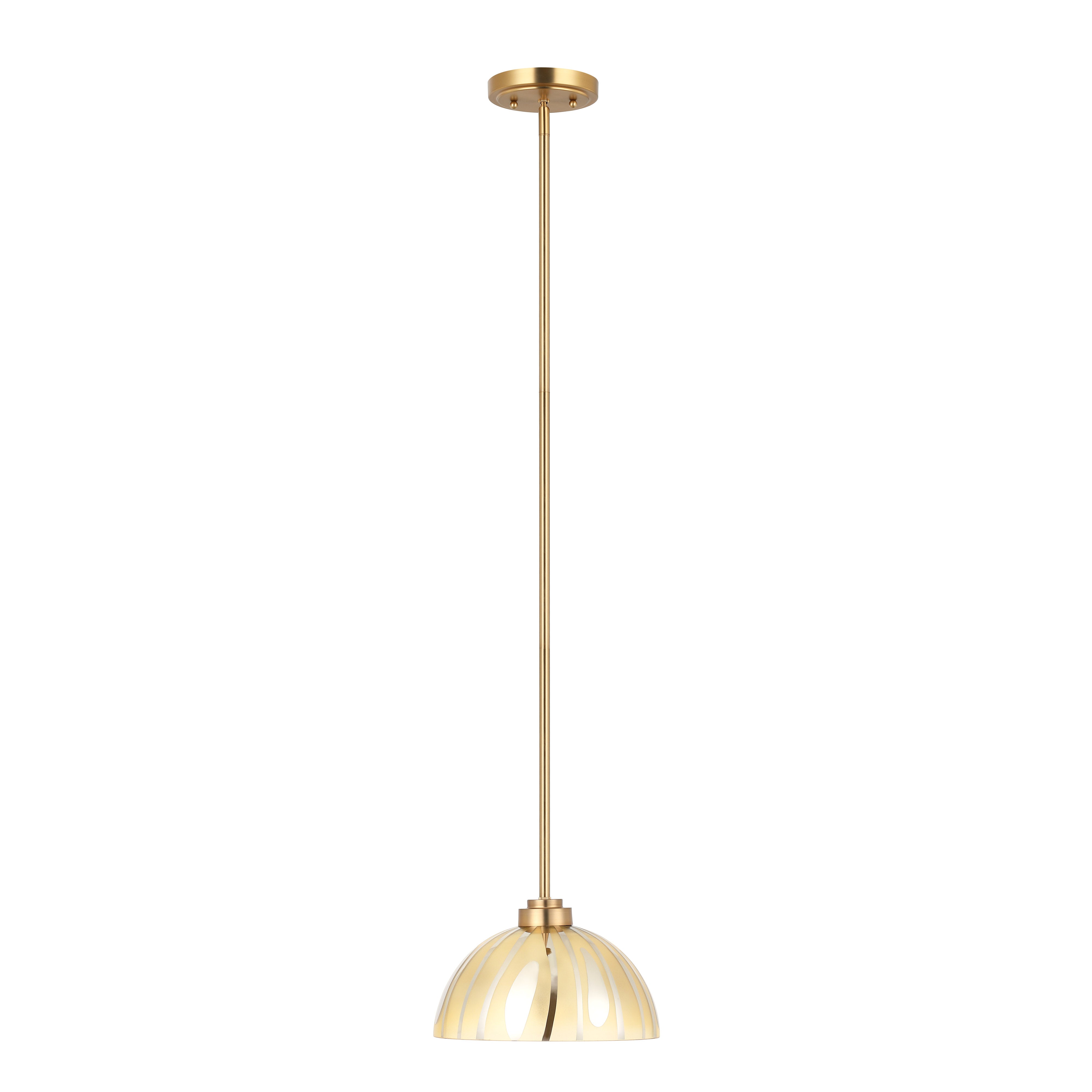 Chroman Empire 1 Light 10 in Dome Pendant