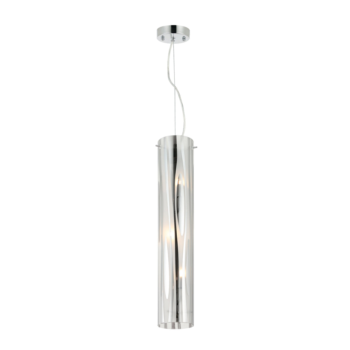 Chroman Empire 3 Light Tall Cylinder Pendant
