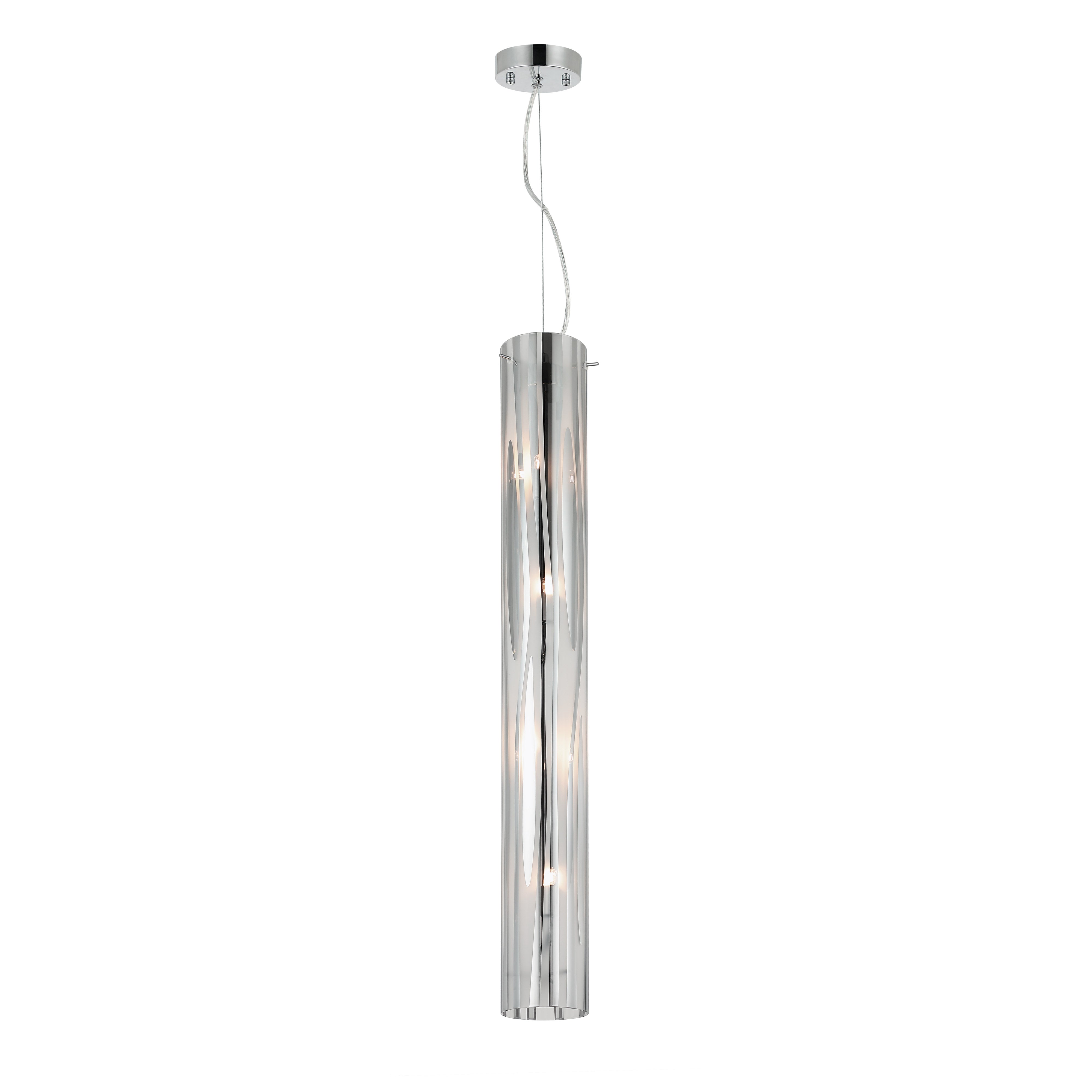 Chroman Empire 4 Light Tall Cylinder Pendant