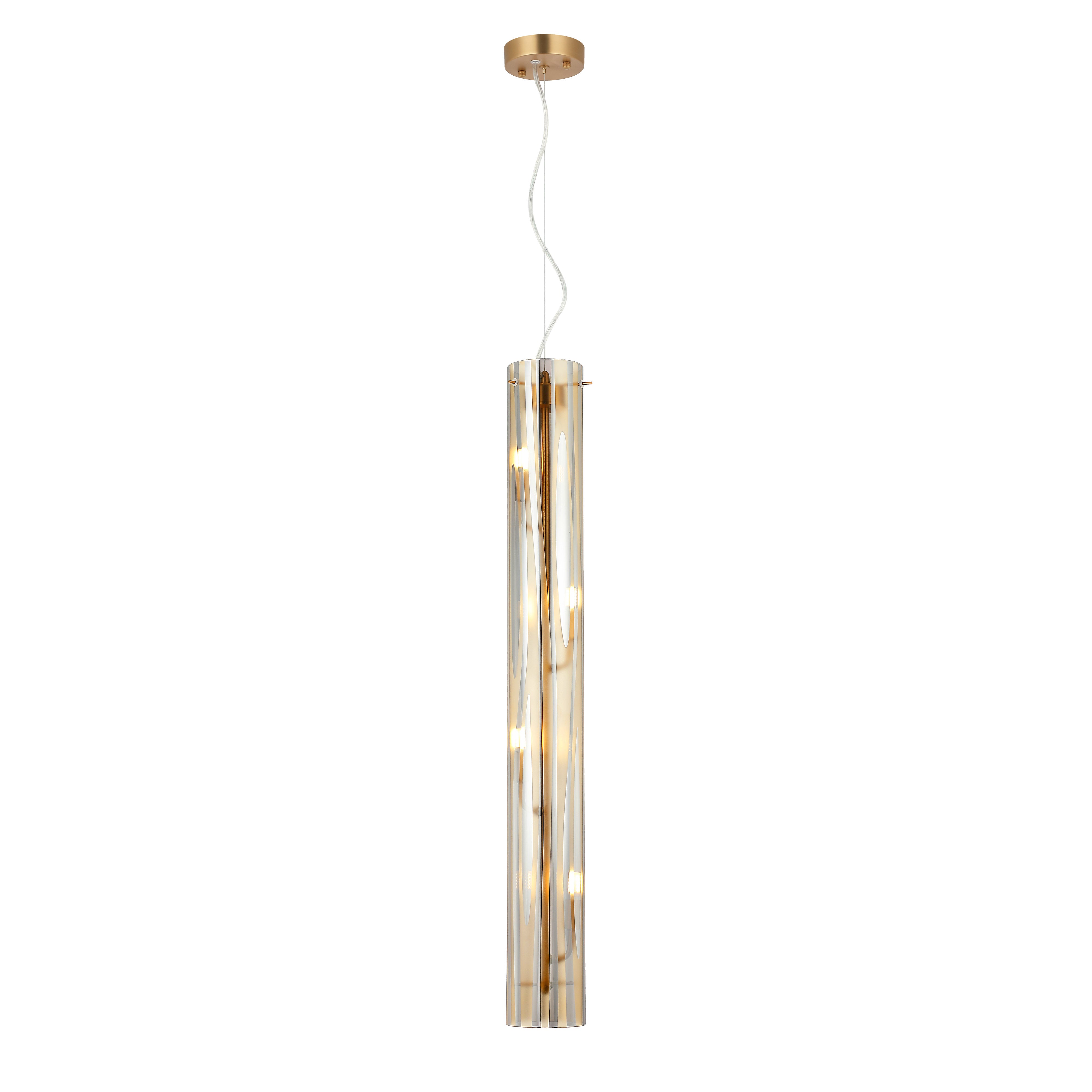 Chroman Empire 4 Light Tall Cylinder Pendant