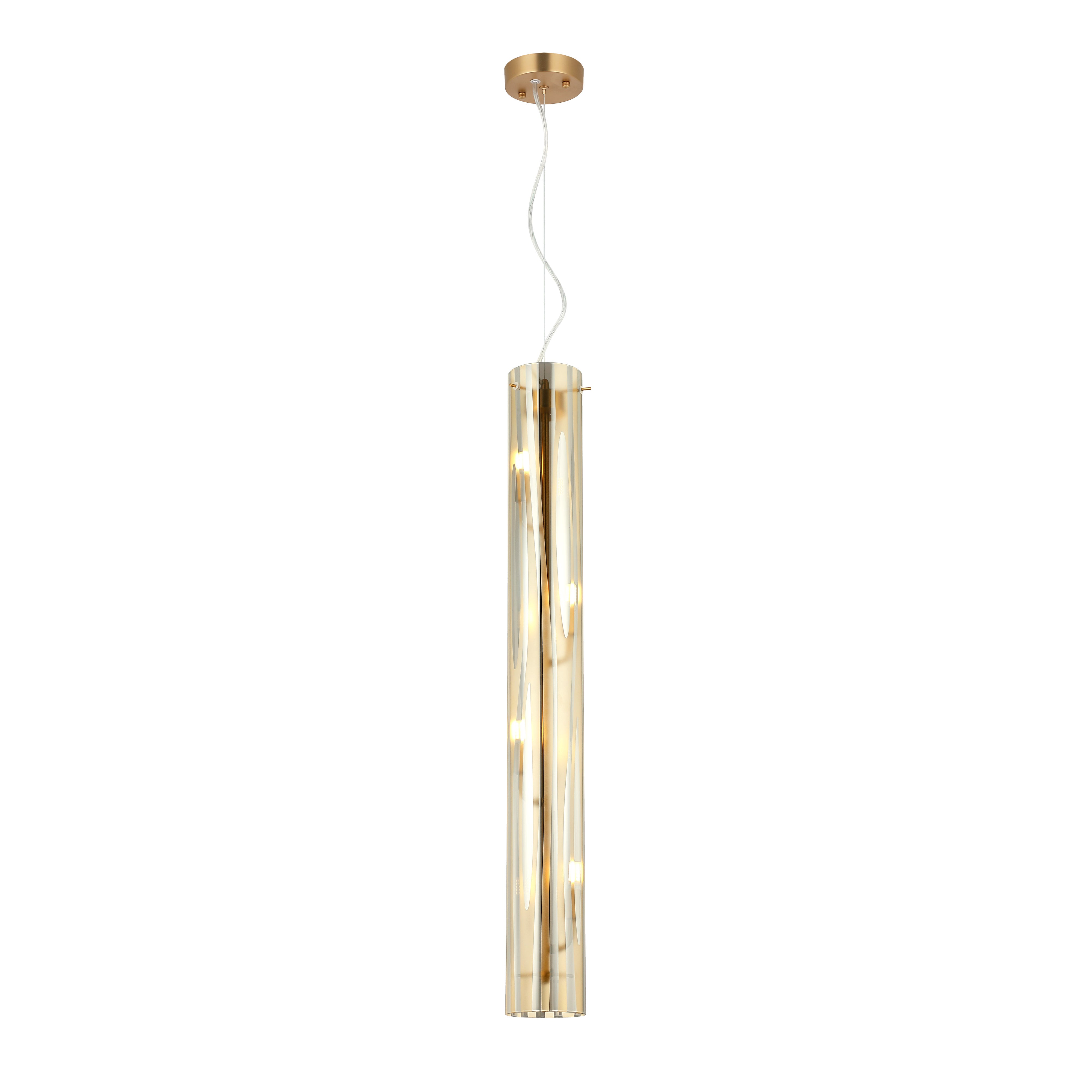 Chroman Empire 4 Light Tall Cylinder Pendant