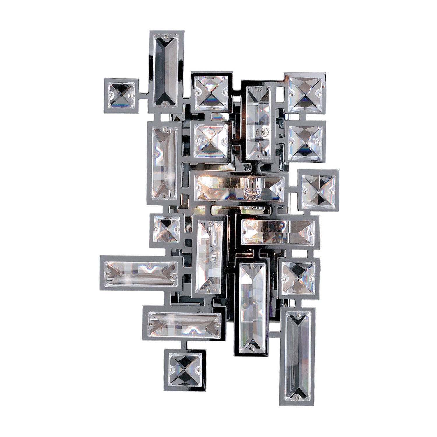 8'' Vermeer 2 Light Chrome Wall Sconce