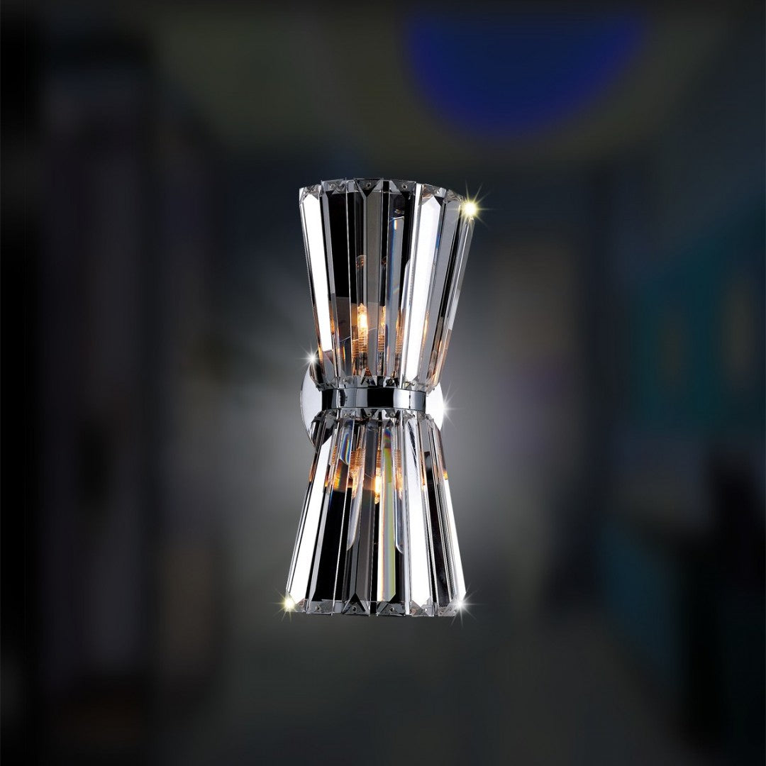 6'' Armanno 2 Light Chrome Wall Sconce