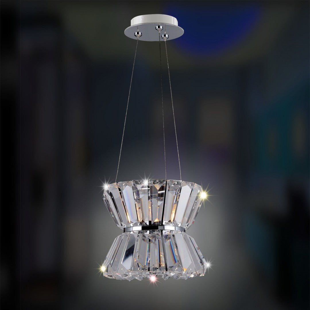 7'' Armanno 1 Light Chrome Pendant