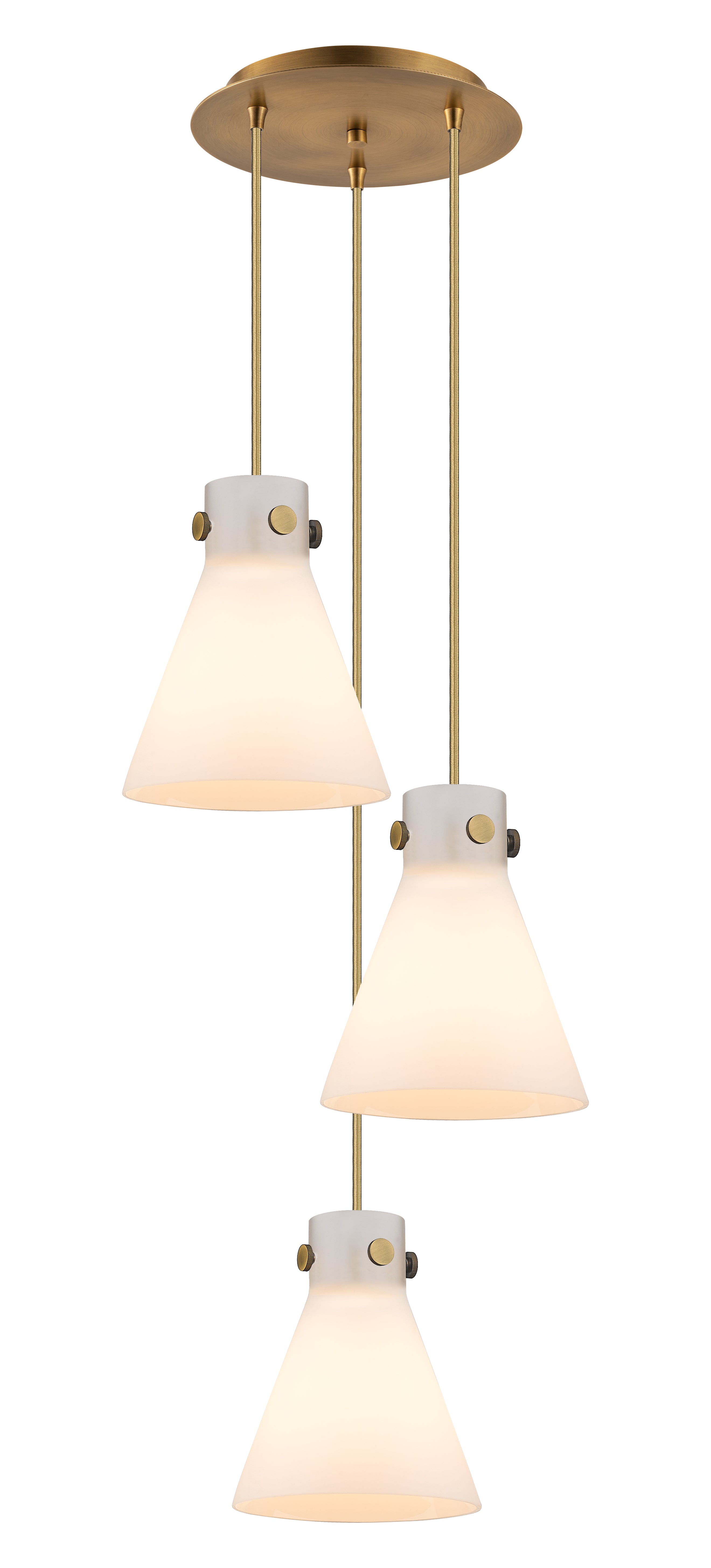 Downtown Urban Multi Pendant Dimmable Brass