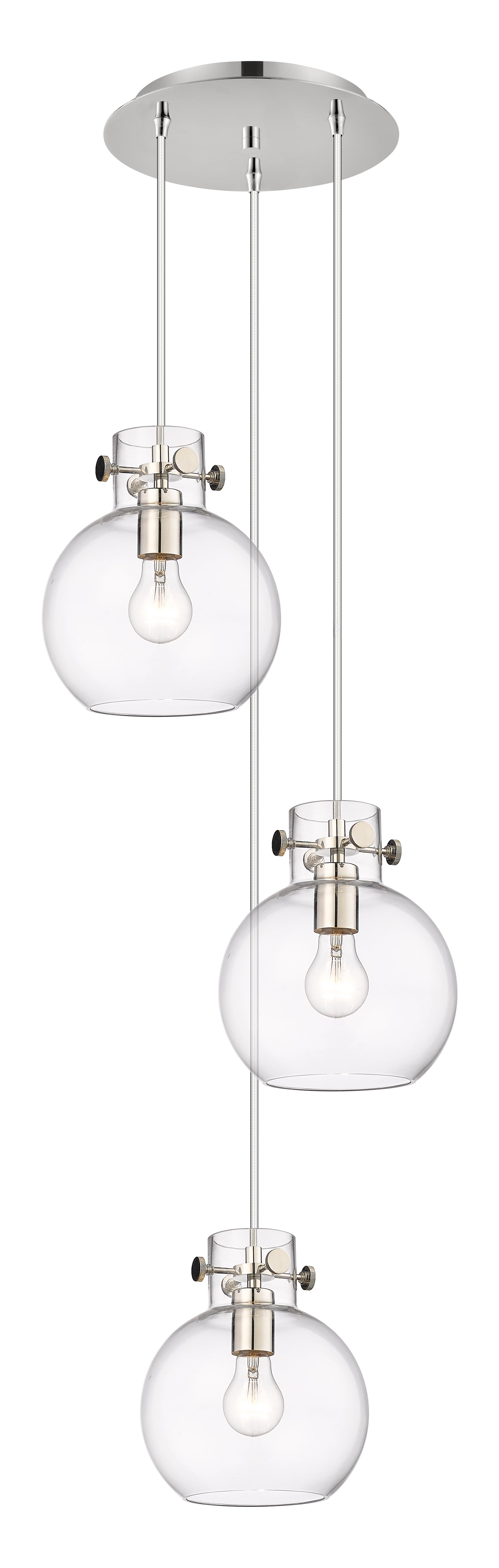 Downtown Urban Multi Pendant Brushed Brass