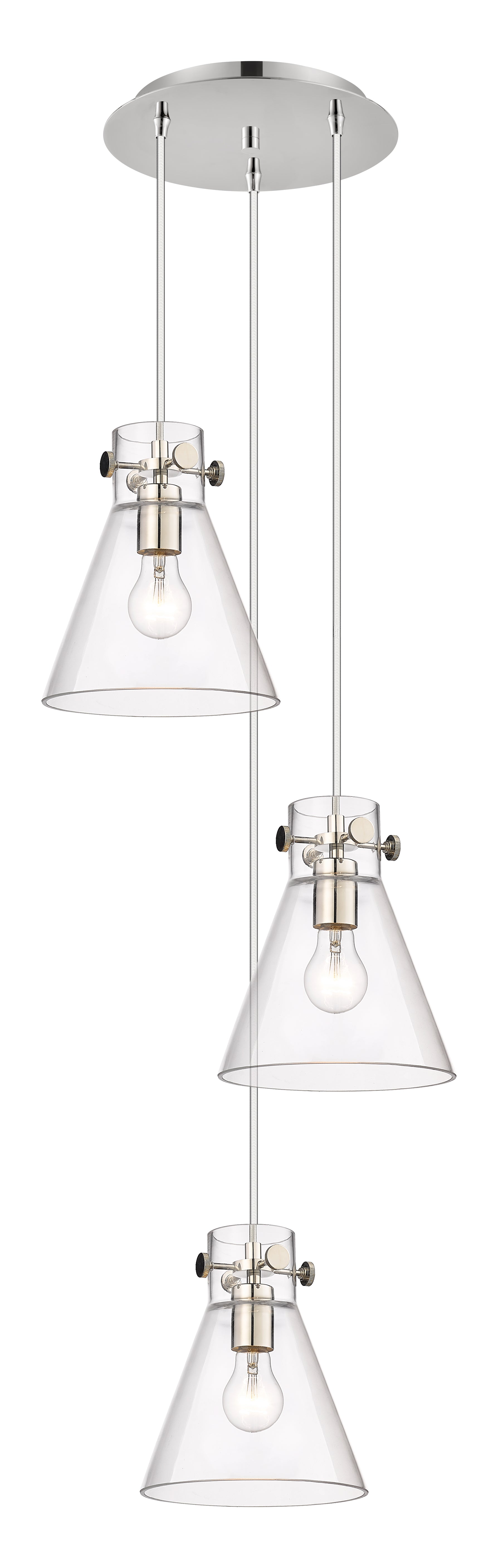Downtown Urban Multi Pendant Dimmable Brass