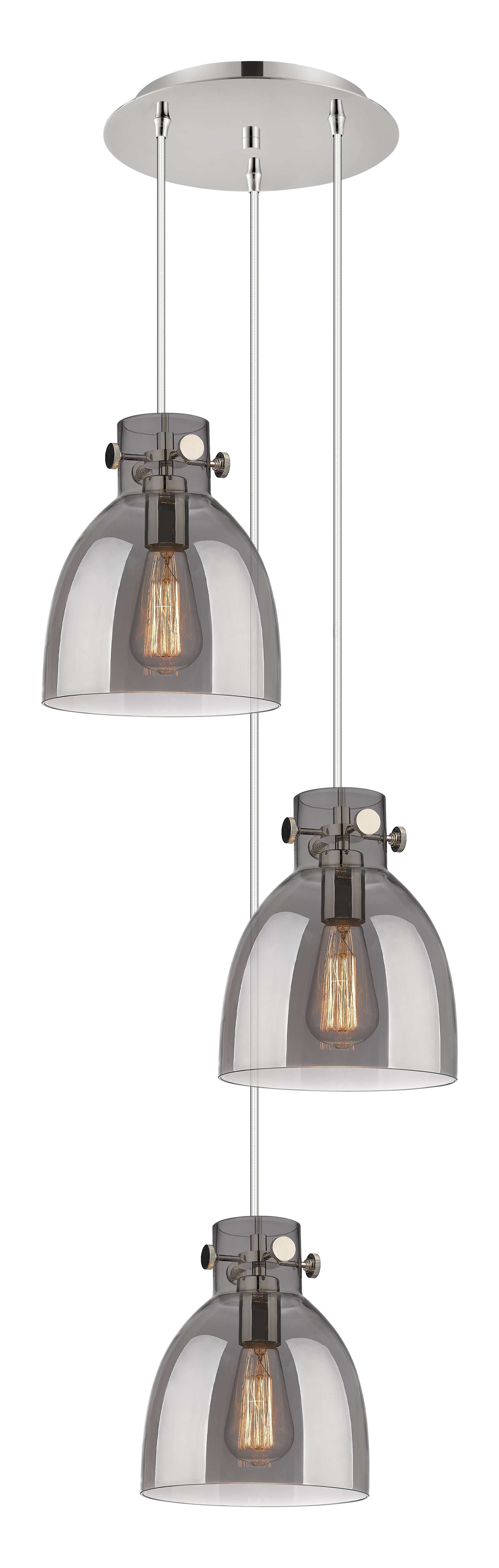 Downtown Urban Multi Pendant Brushed Brass