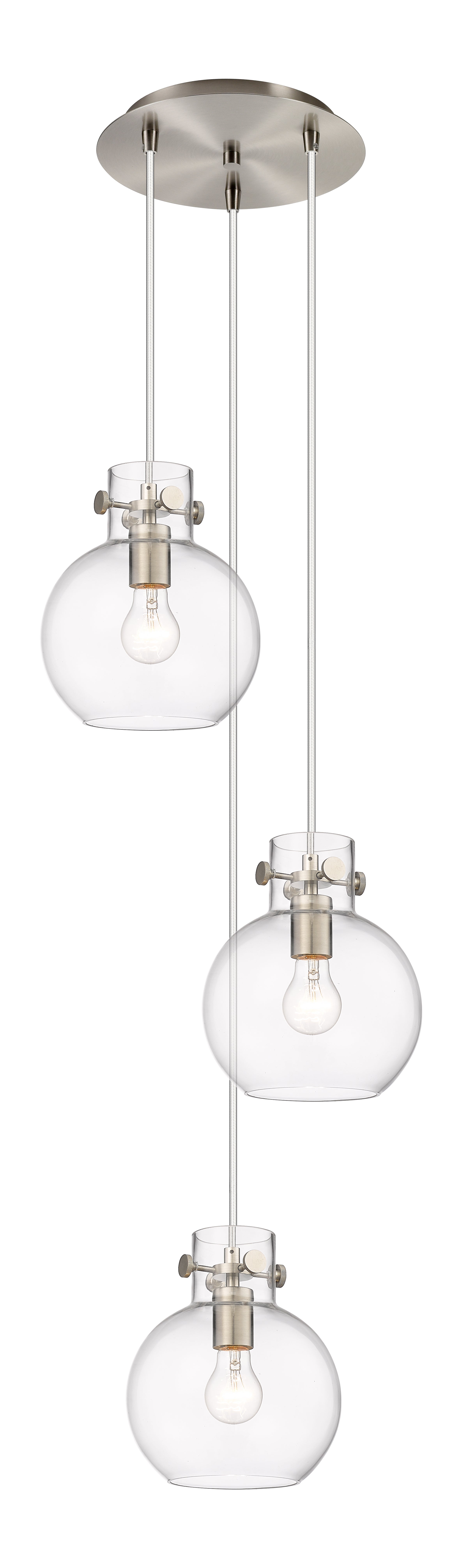 Downtown Urban Multi Pendant Brushed Brass