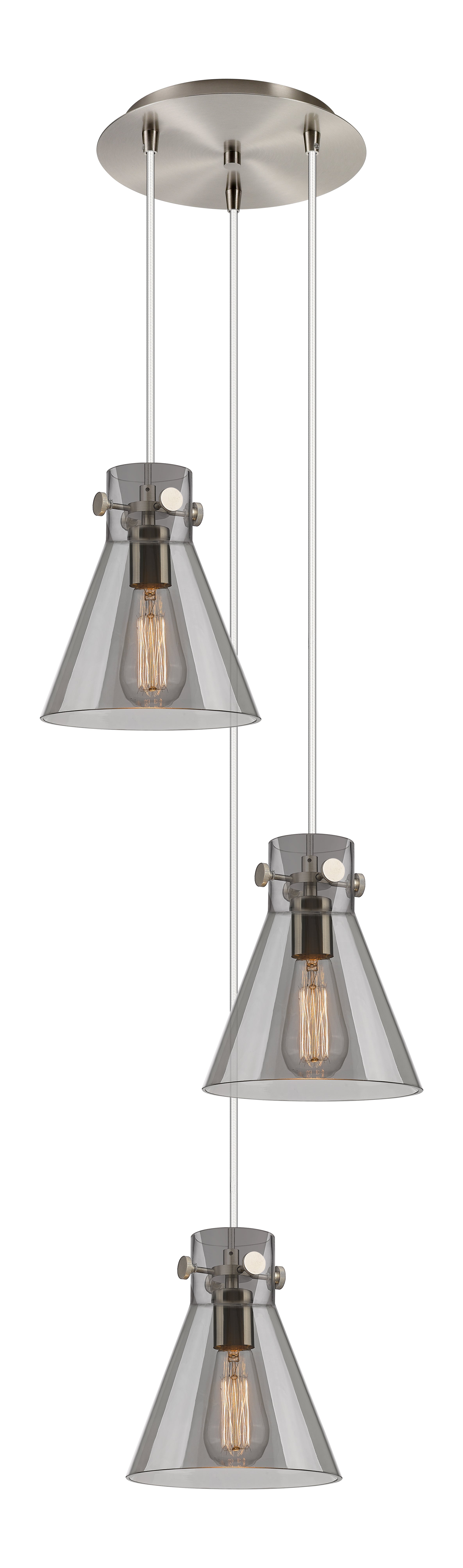 Downtown Urban Multi Pendant Dimmable Brass