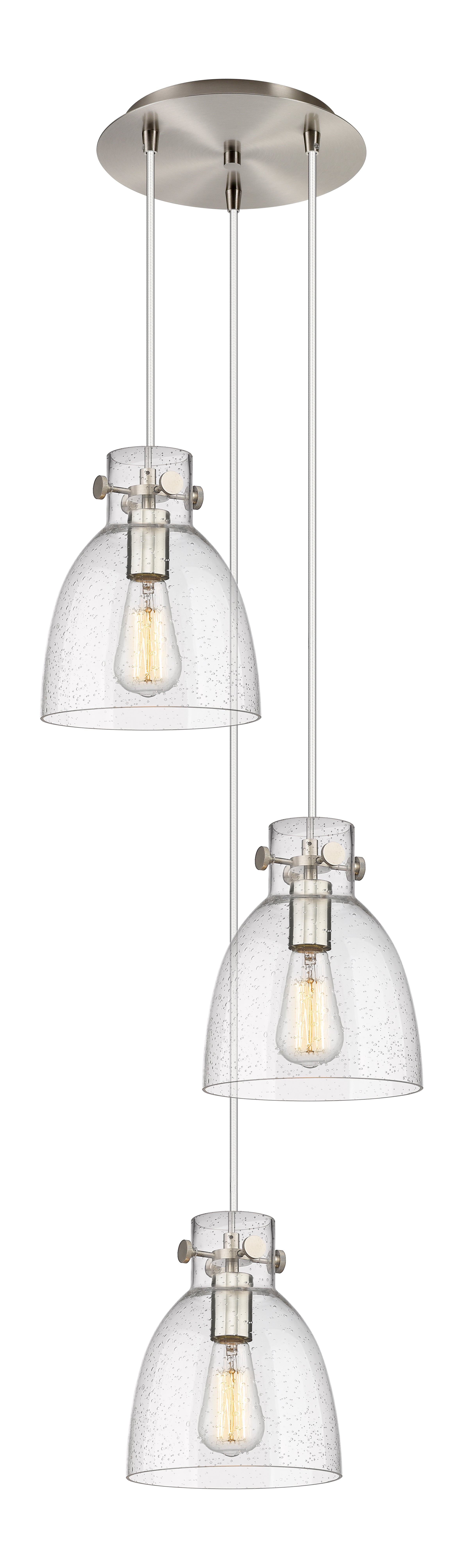 Downtown Urban Multi Pendant Brushed Brass