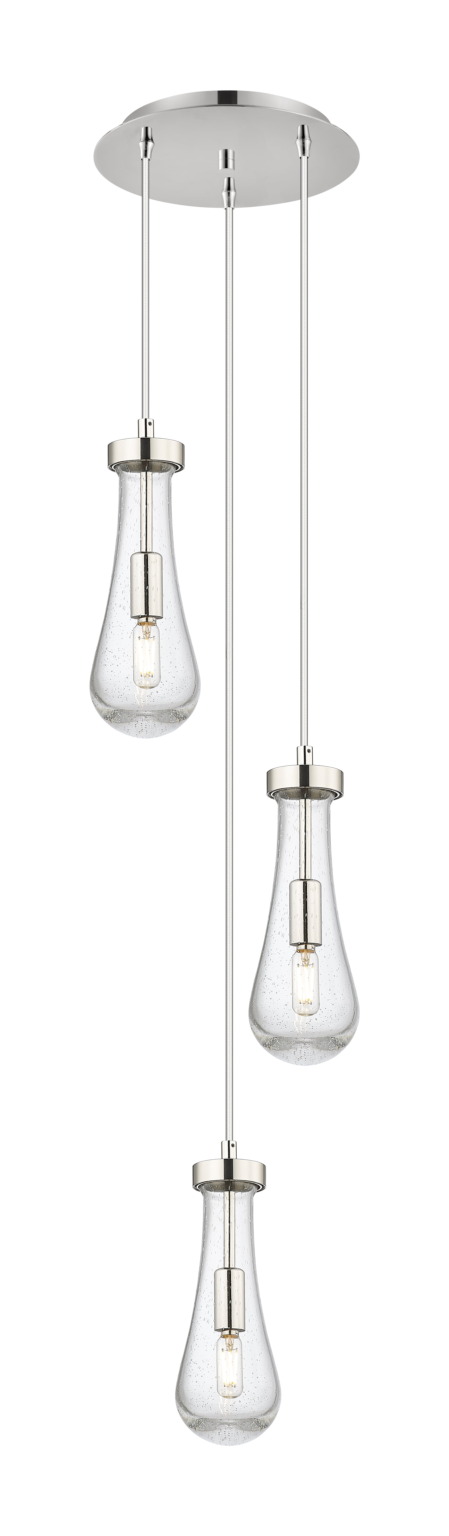 Downtown Urban Multi Pendant Brushed Brass