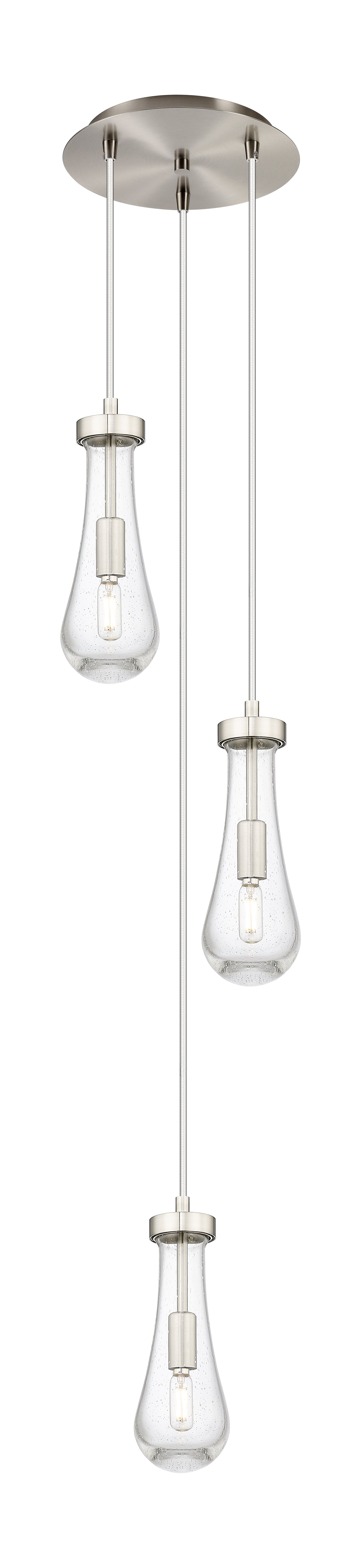 Downtown Urban Multi Pendant Brushed Brass