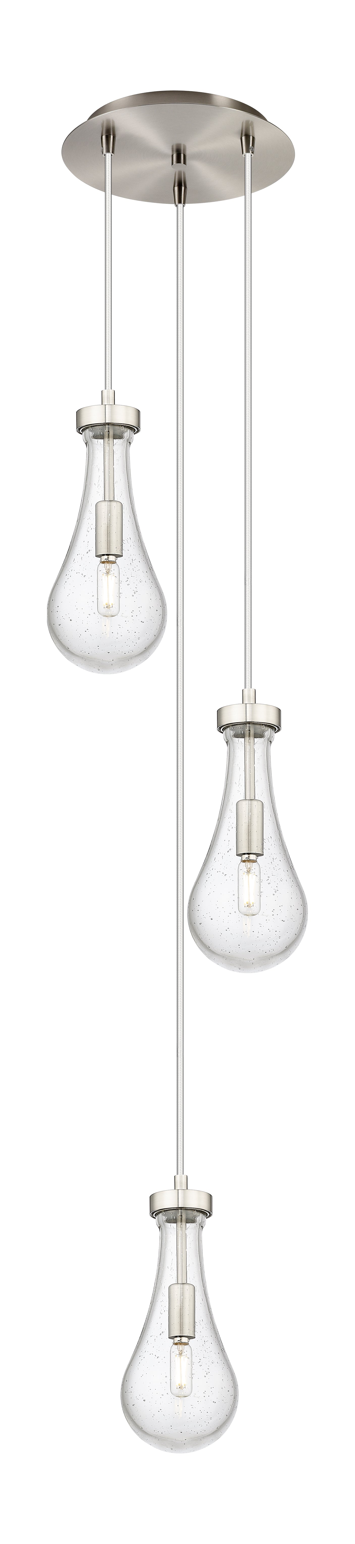 Downtown Urban Multi Pendant Brushed Brass