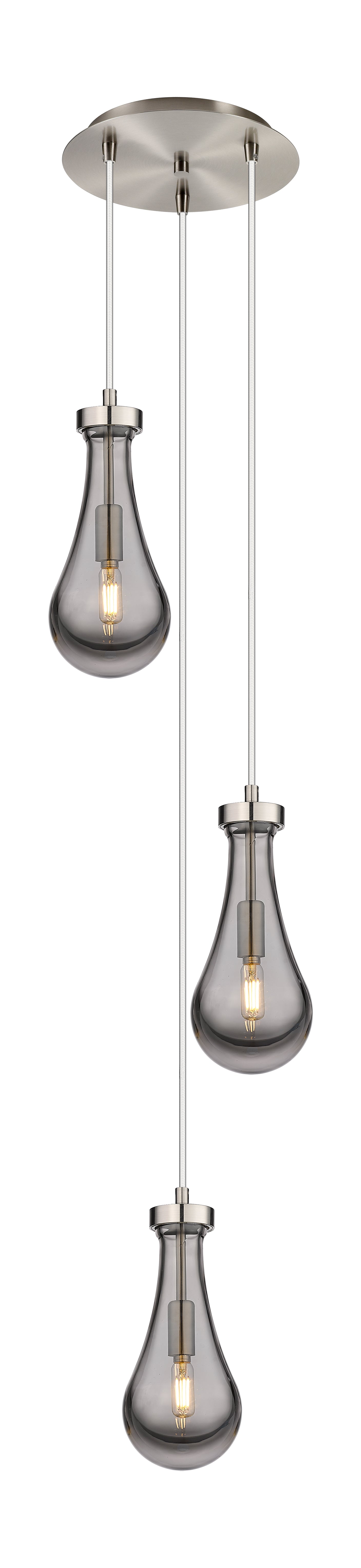 Downtown Urban Multi Pendant Brushed Brass