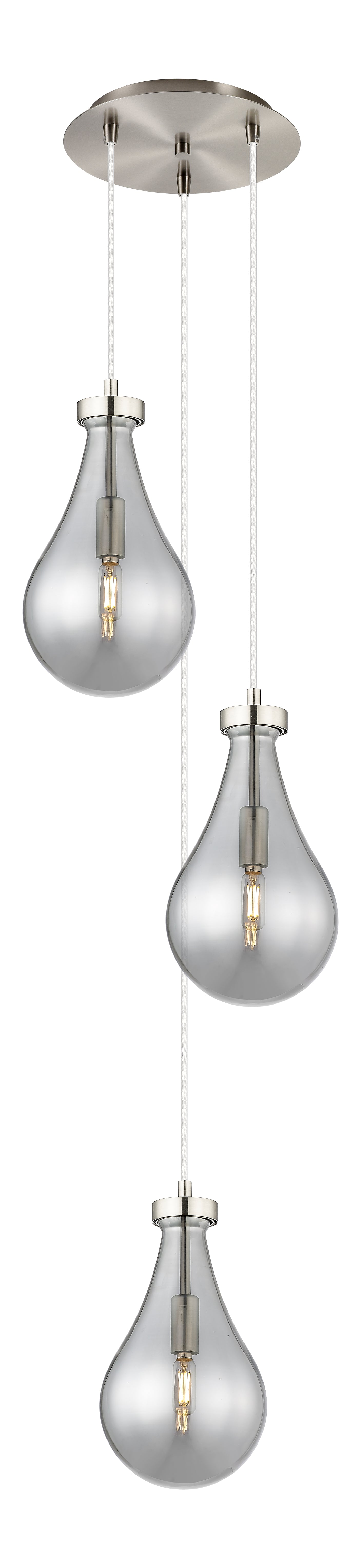 Downtown Urban Multi Pendant Brushed Brass