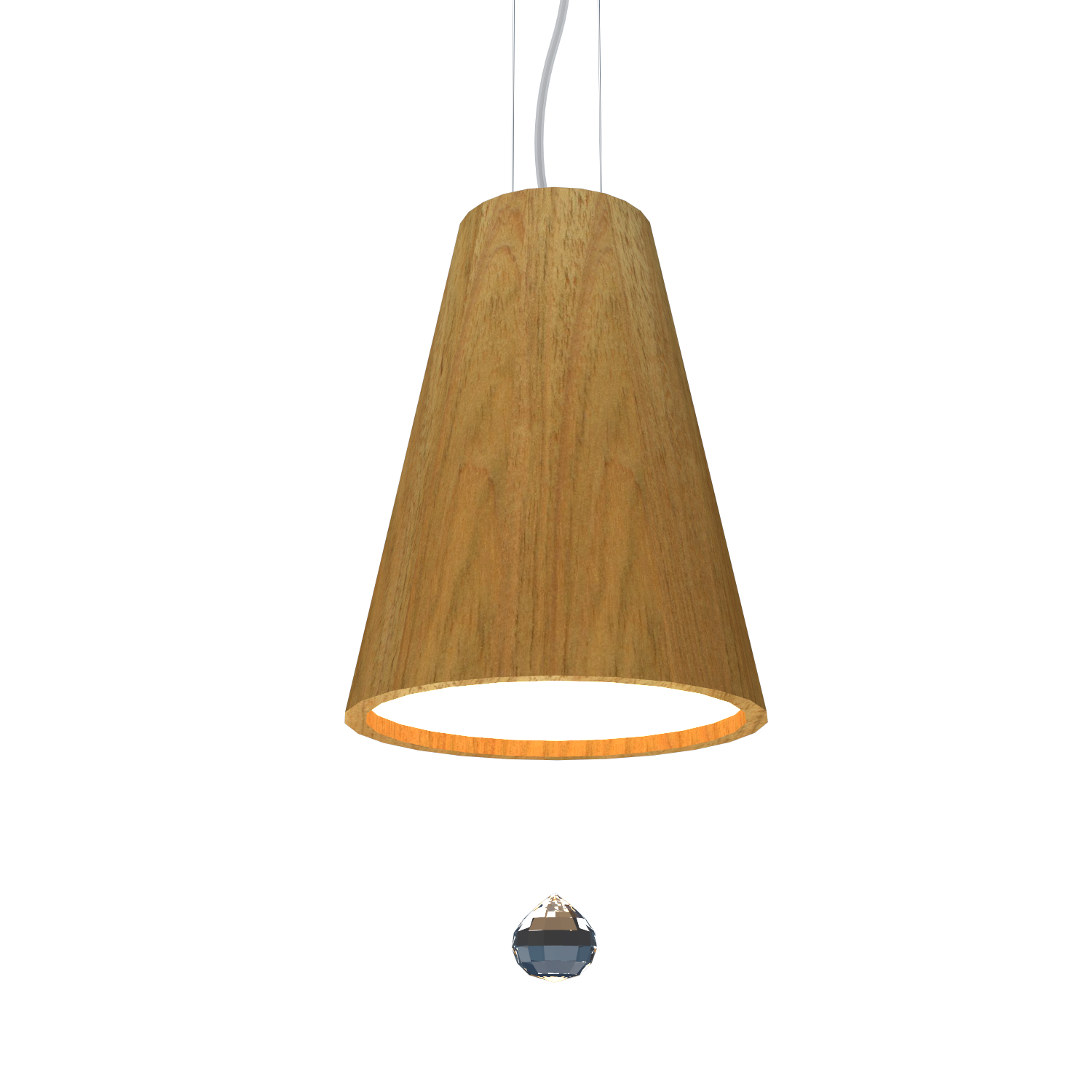 9.84'' Minimalist Conical Accord Pendant Light