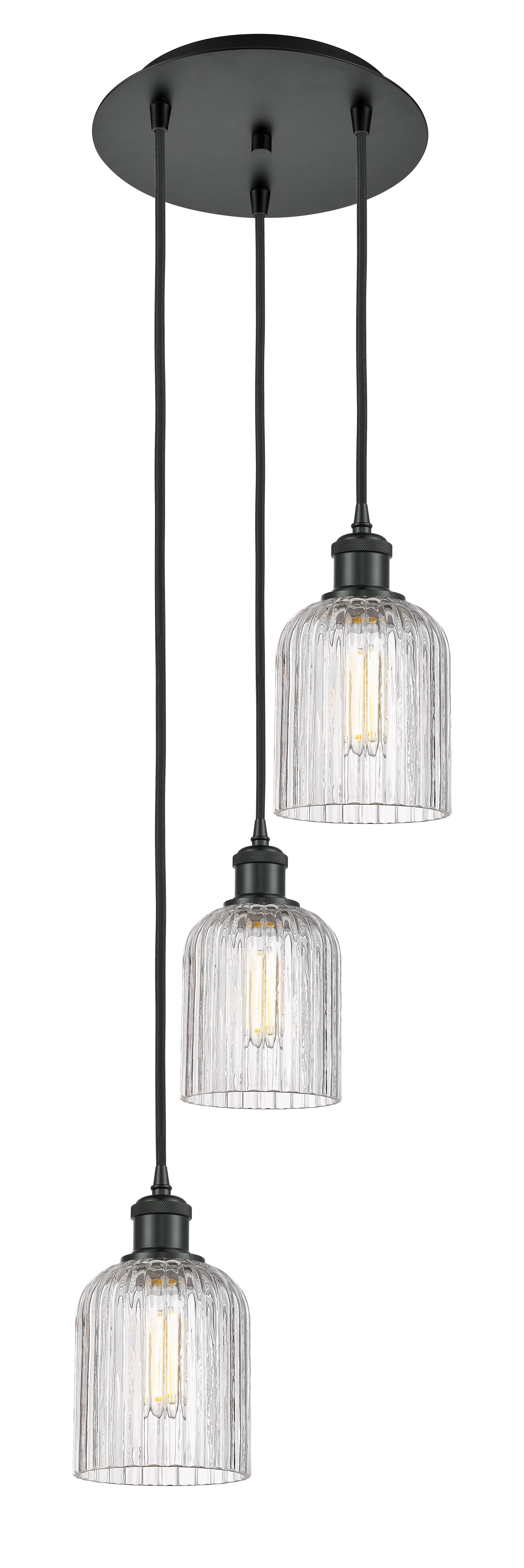 Ballston Multi Pendant Antique Brass Finish