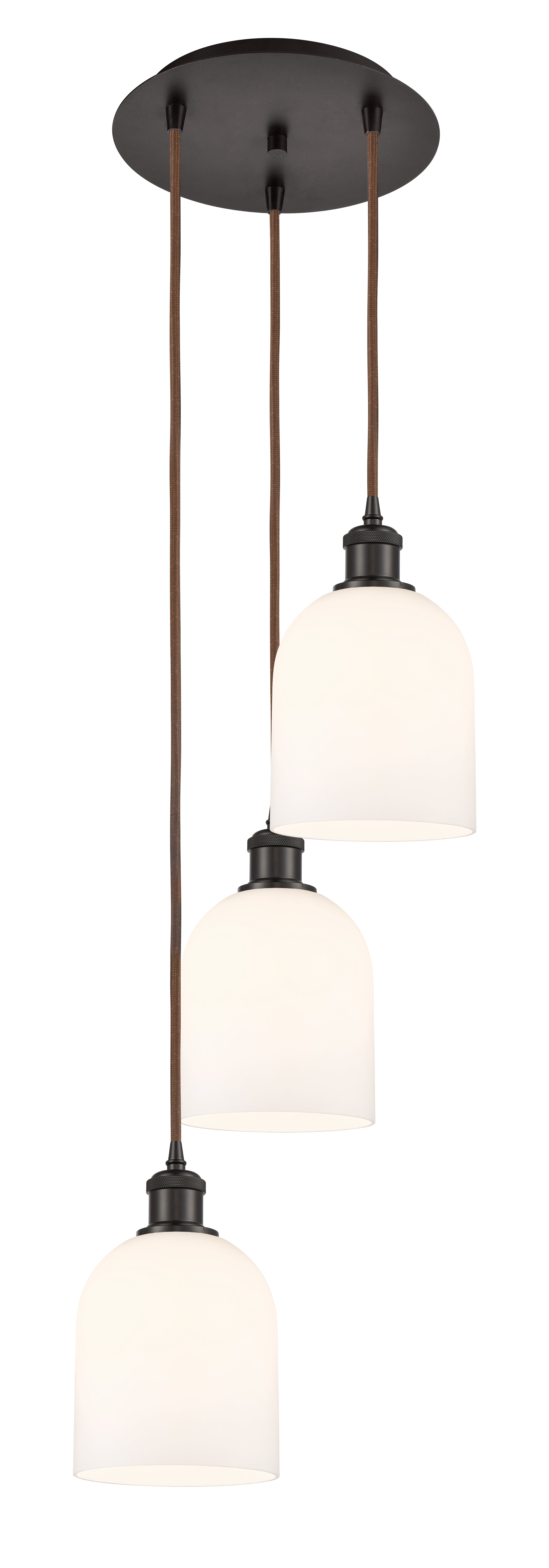 Ballston Multi Pendant Antique Brass Finish