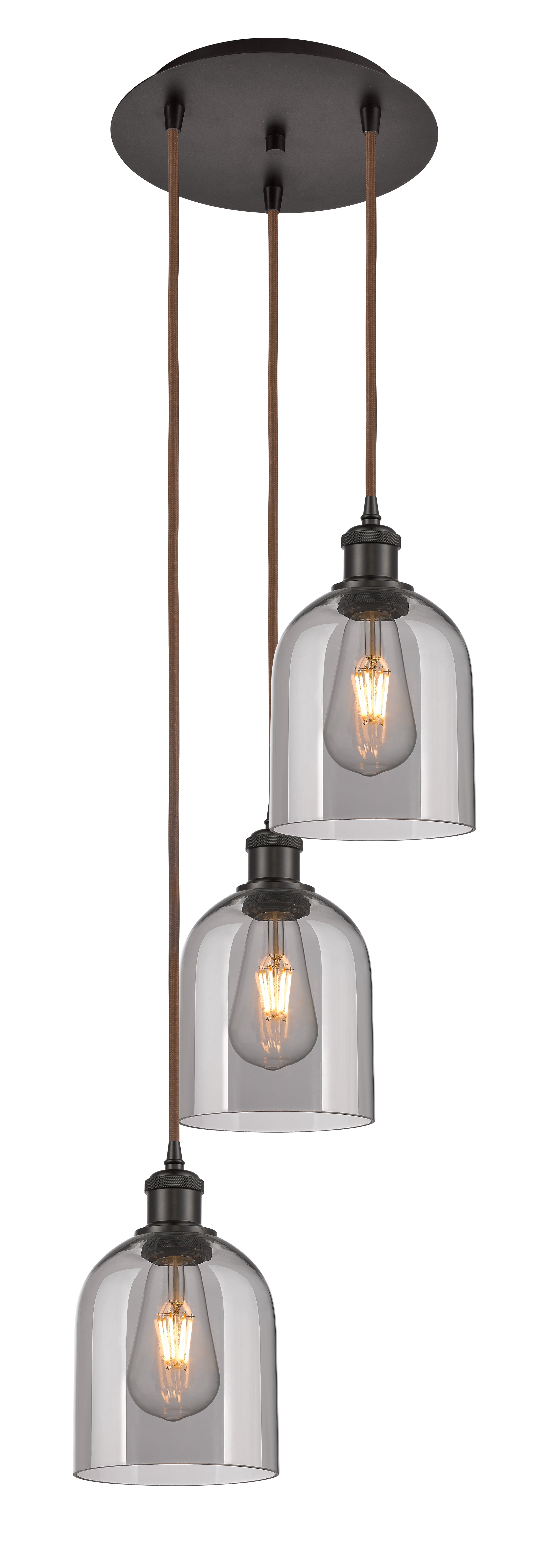 Ballston Multi Pendant Antique Brass Finish