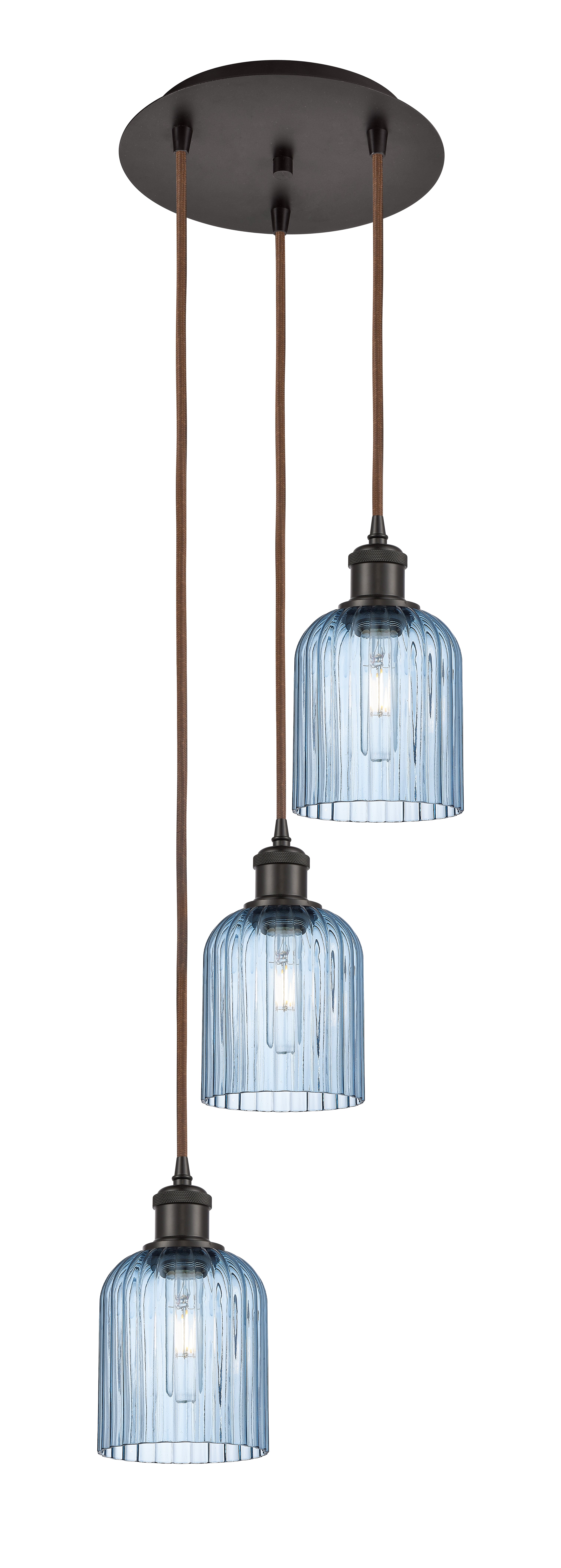 Ballston Multi Pendant Antique Brass Finish