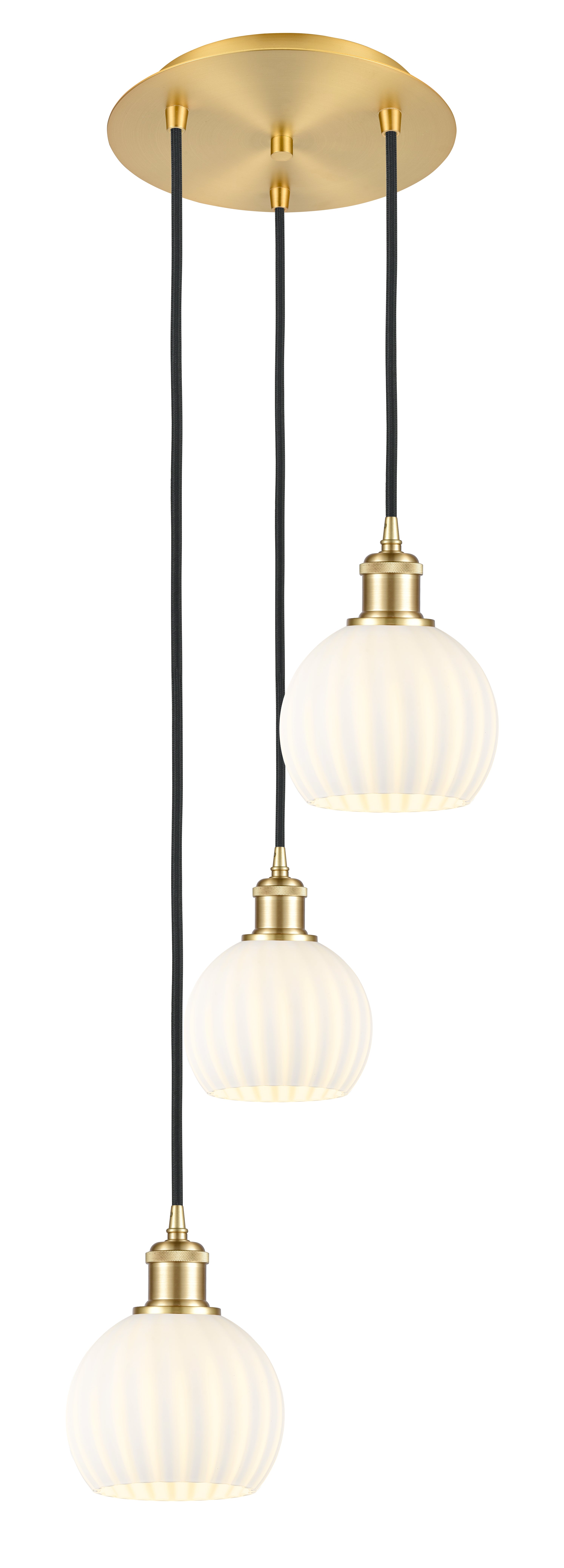 Ballston Multi Pendant Antique Brass Finish