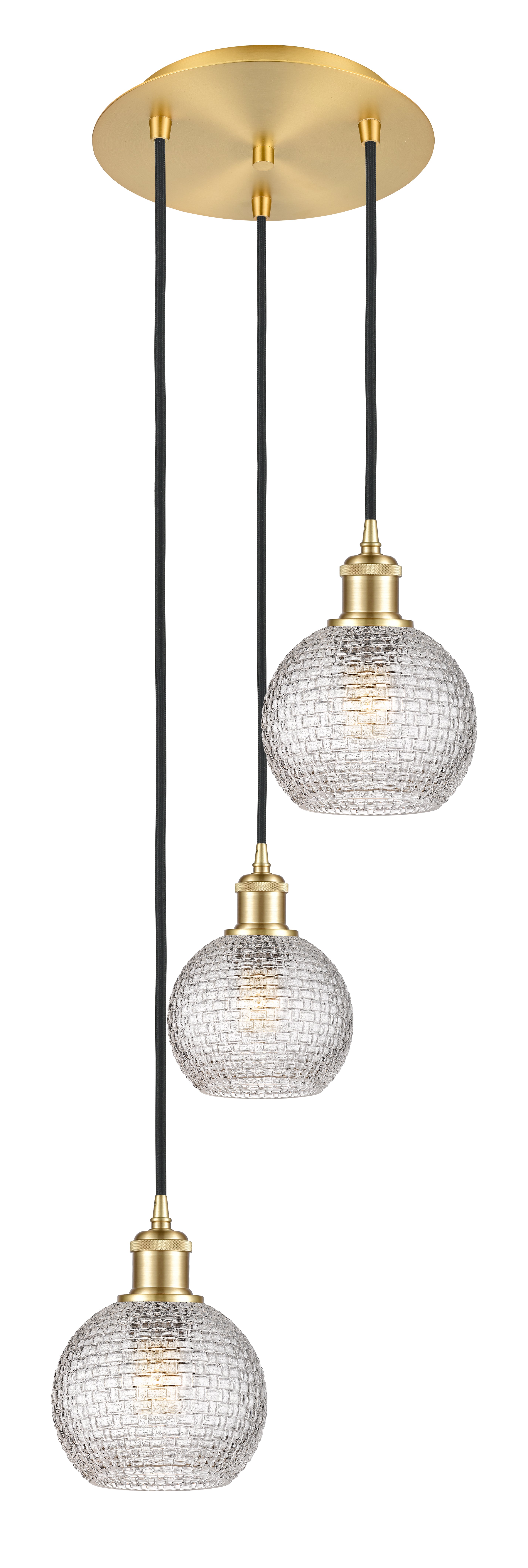 Ballston Multi Pendant Antique Brass Finish