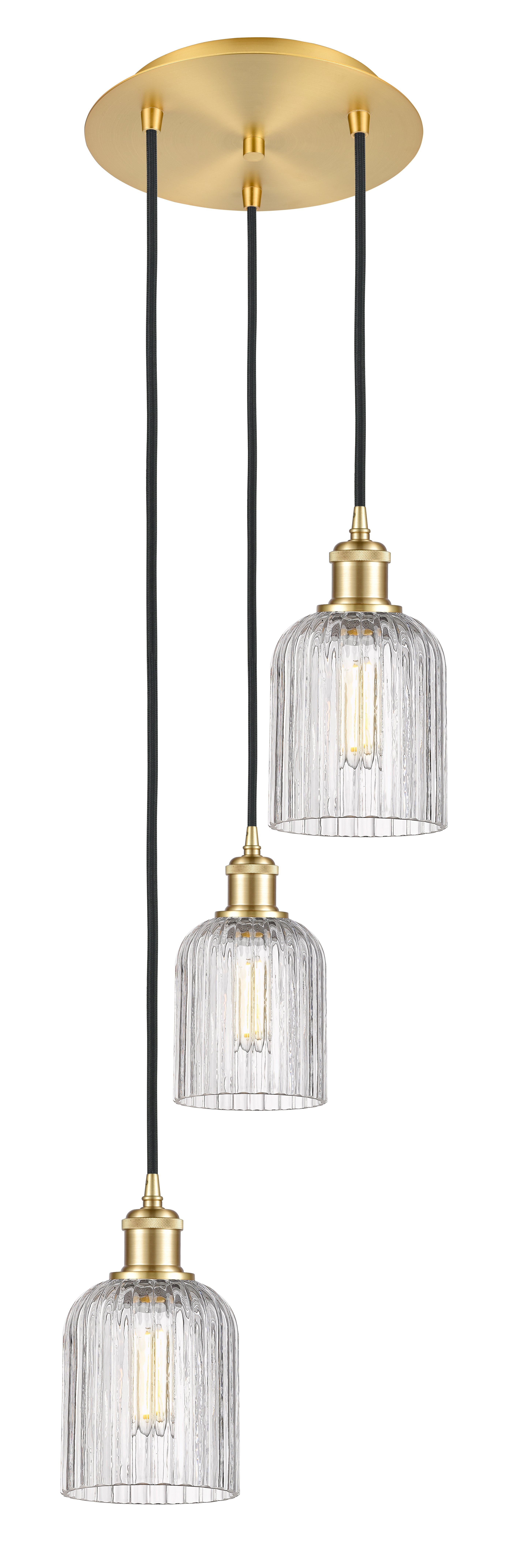 Ballston Multi Pendant Antique Brass Finish