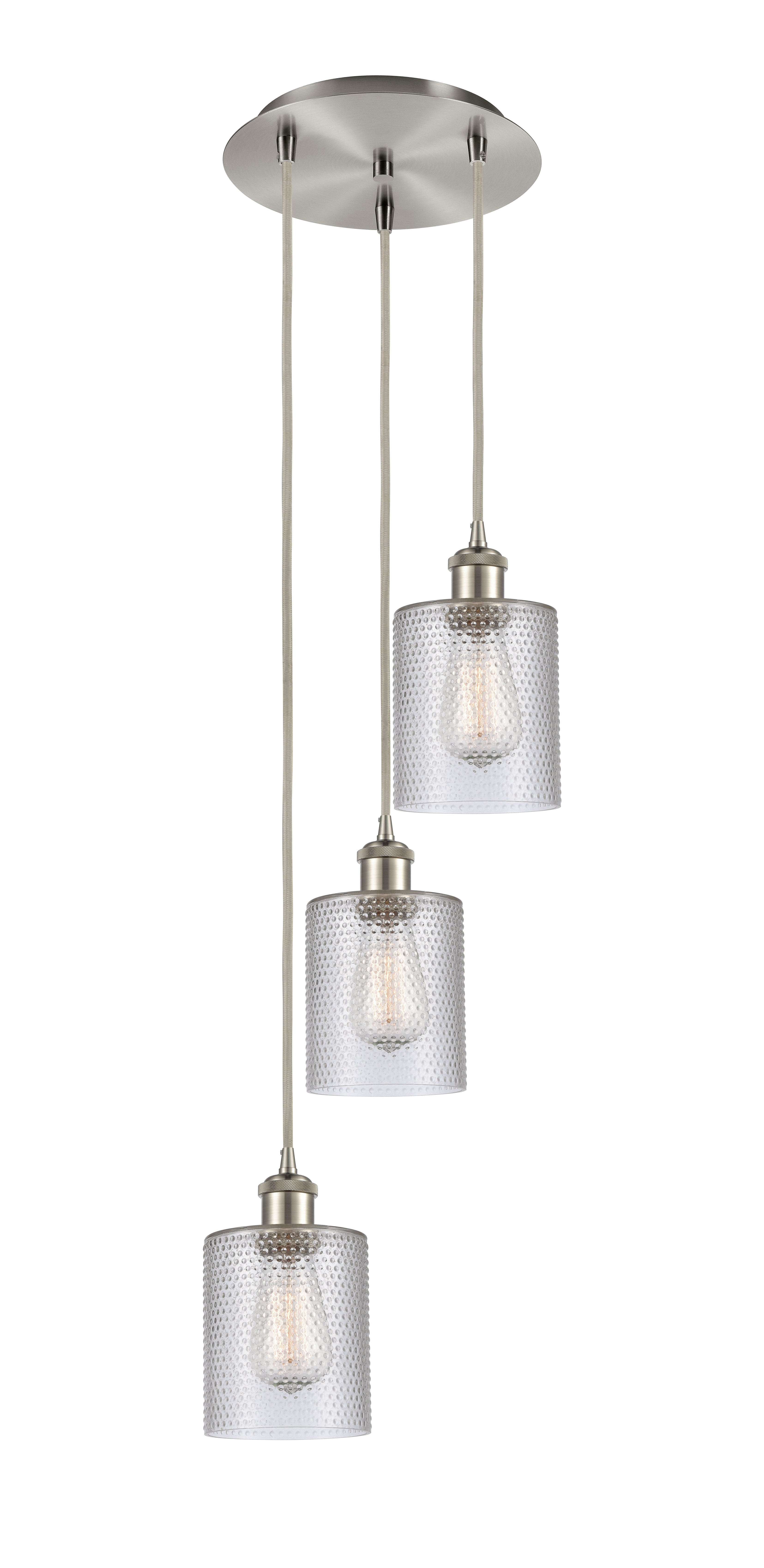 Ballston Multi Pendant Antique Brass Finish