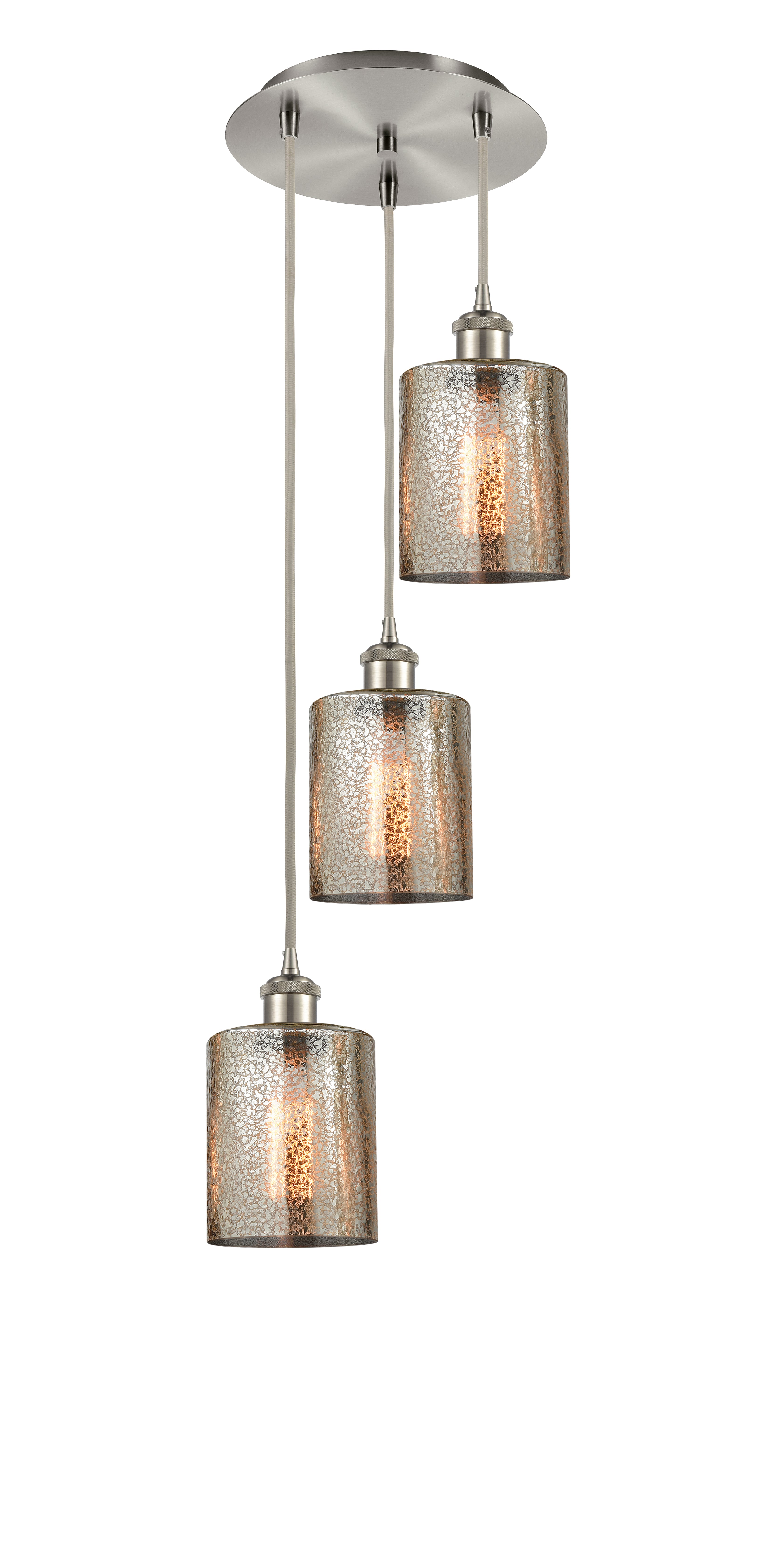 Ballston Multi Pendant Antique Brass Finish