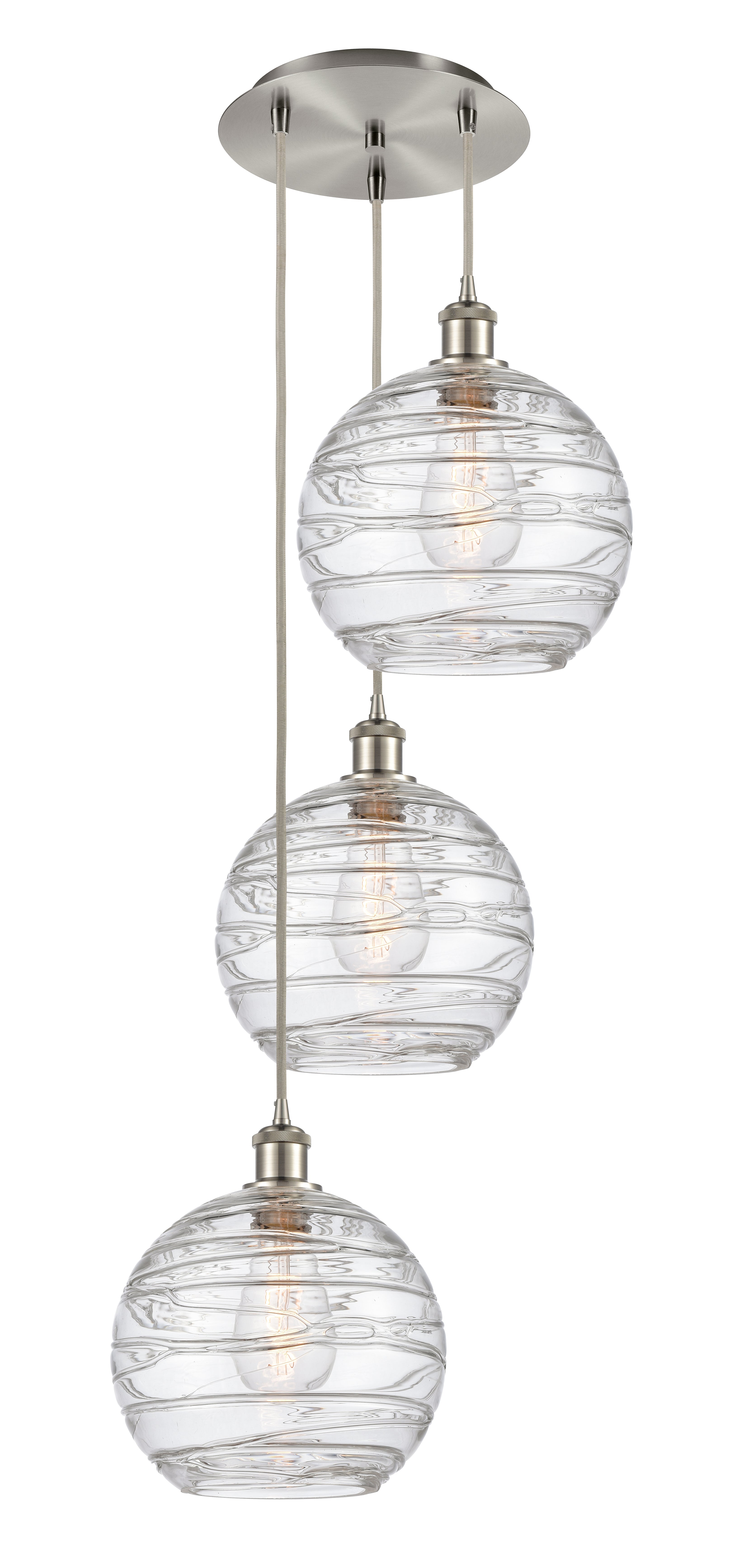 Ballston Multi Pendant Antique Brass Finish