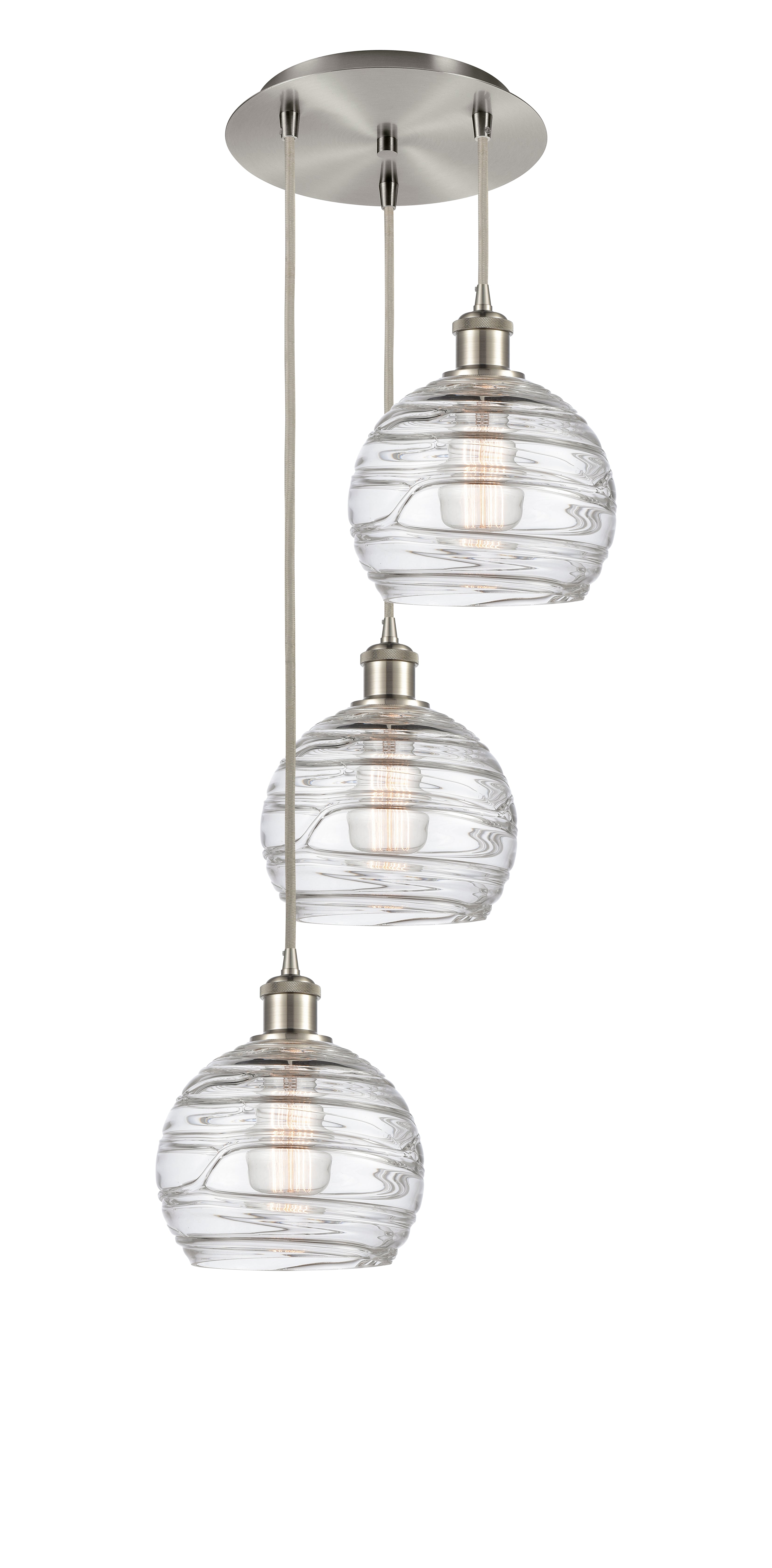 Ballston Multi Pendant Antique Brass Finish