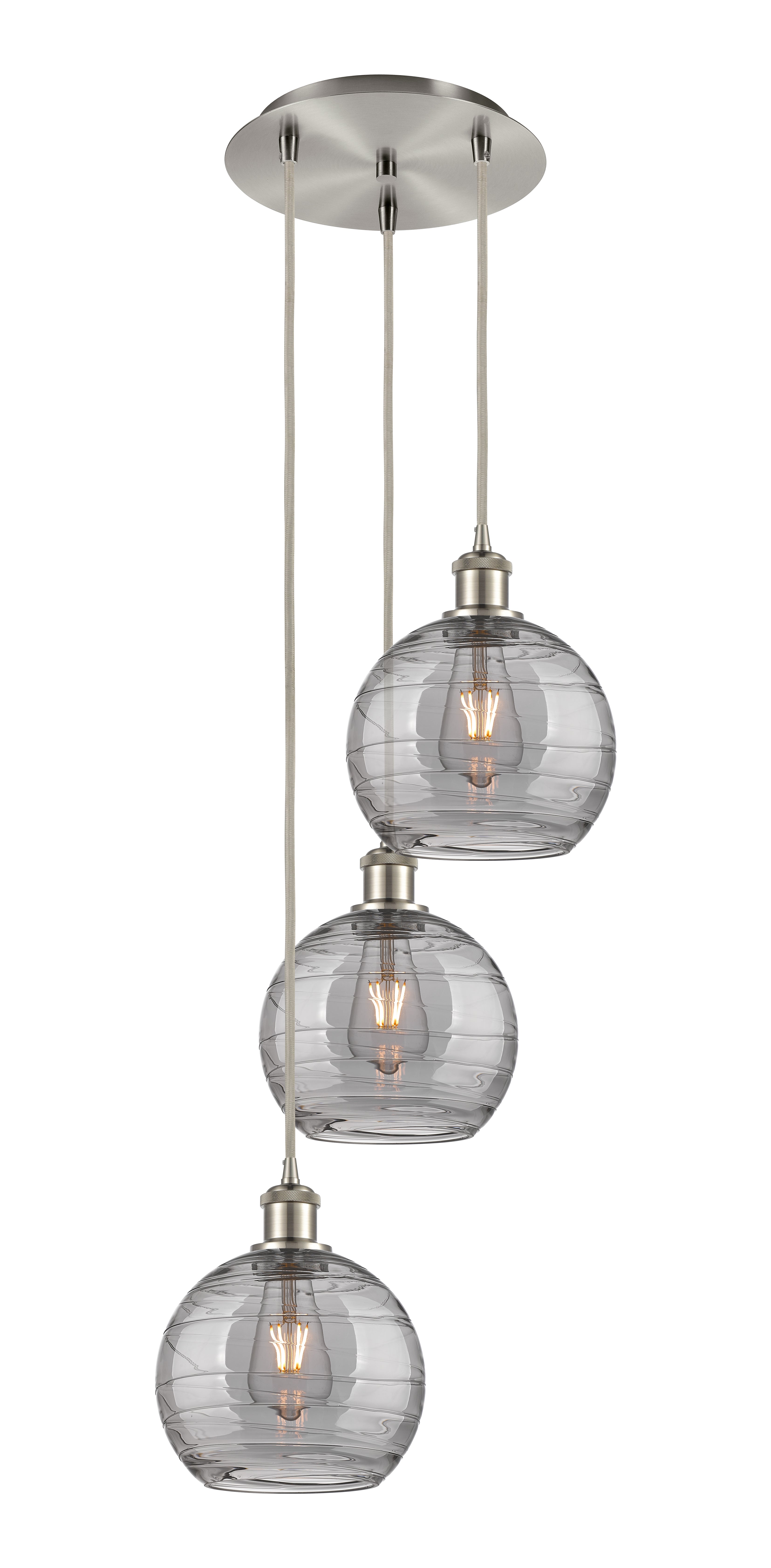 Ballston Multi Pendant Antique Brass Finish