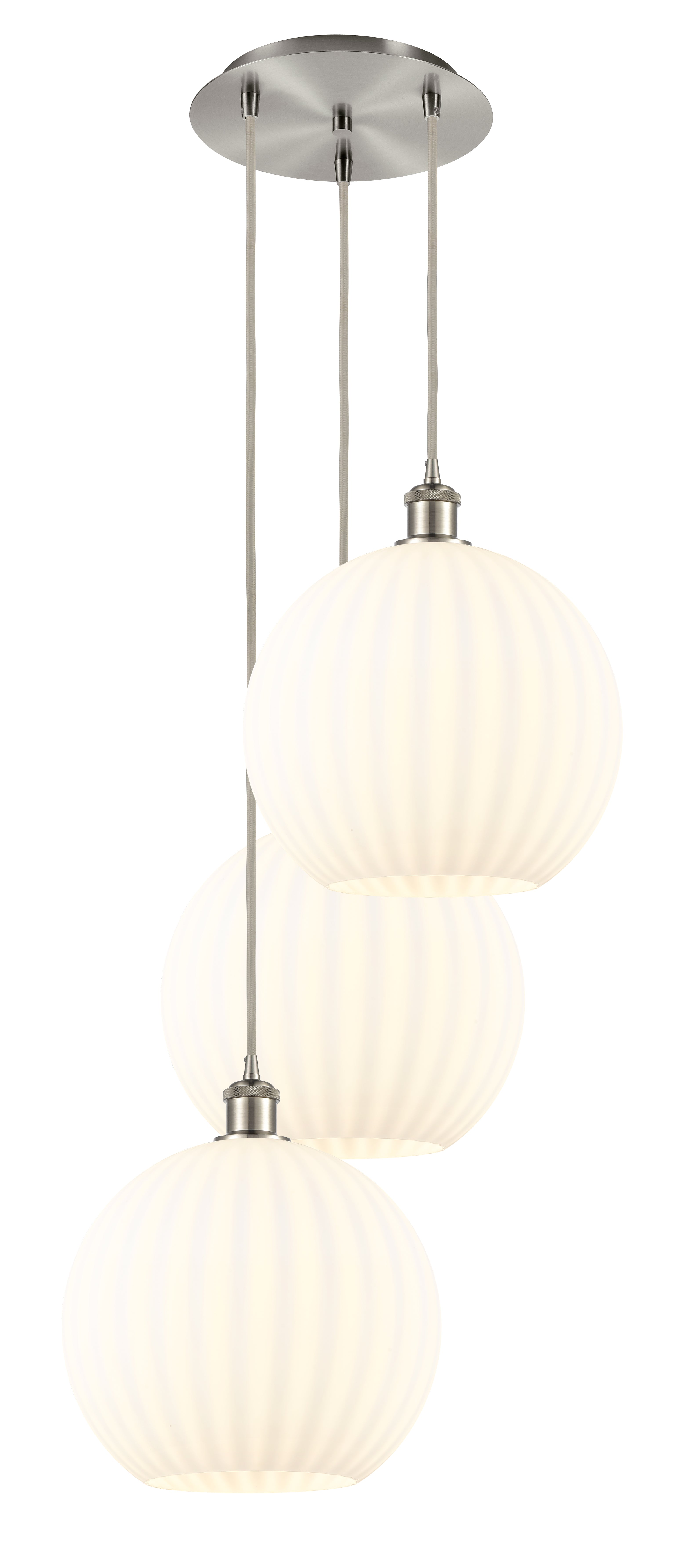 Ballston Multi Pendant Antique Brass Finish