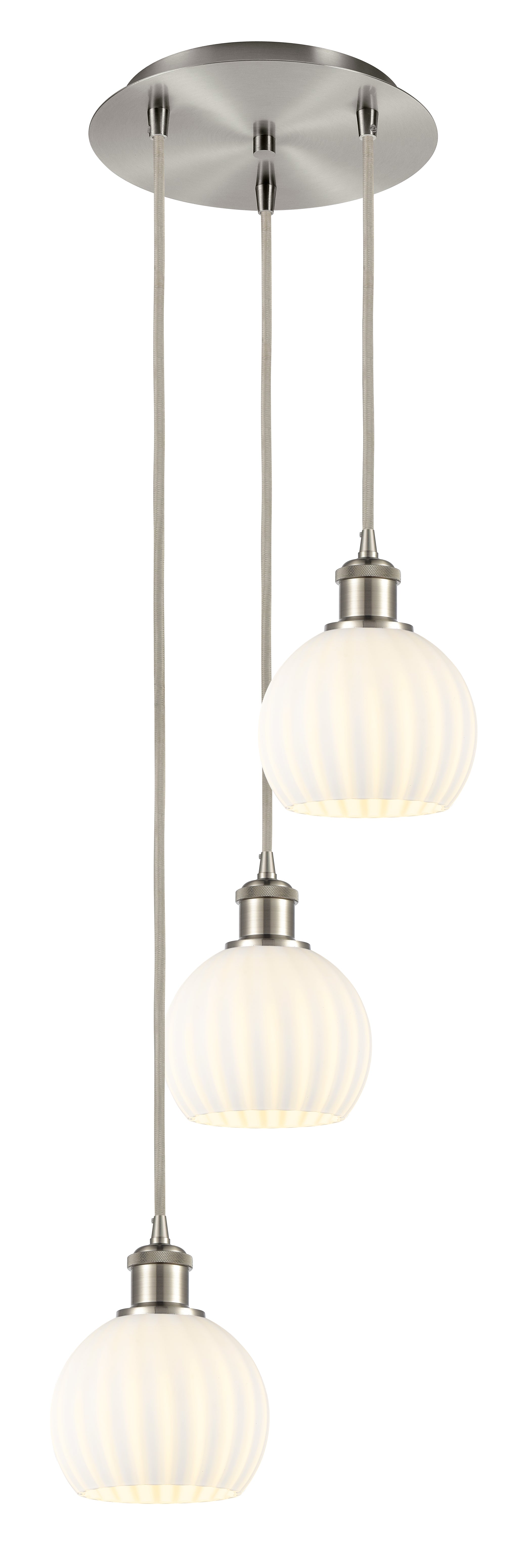 Ballston Multi Pendant Antique Brass Finish