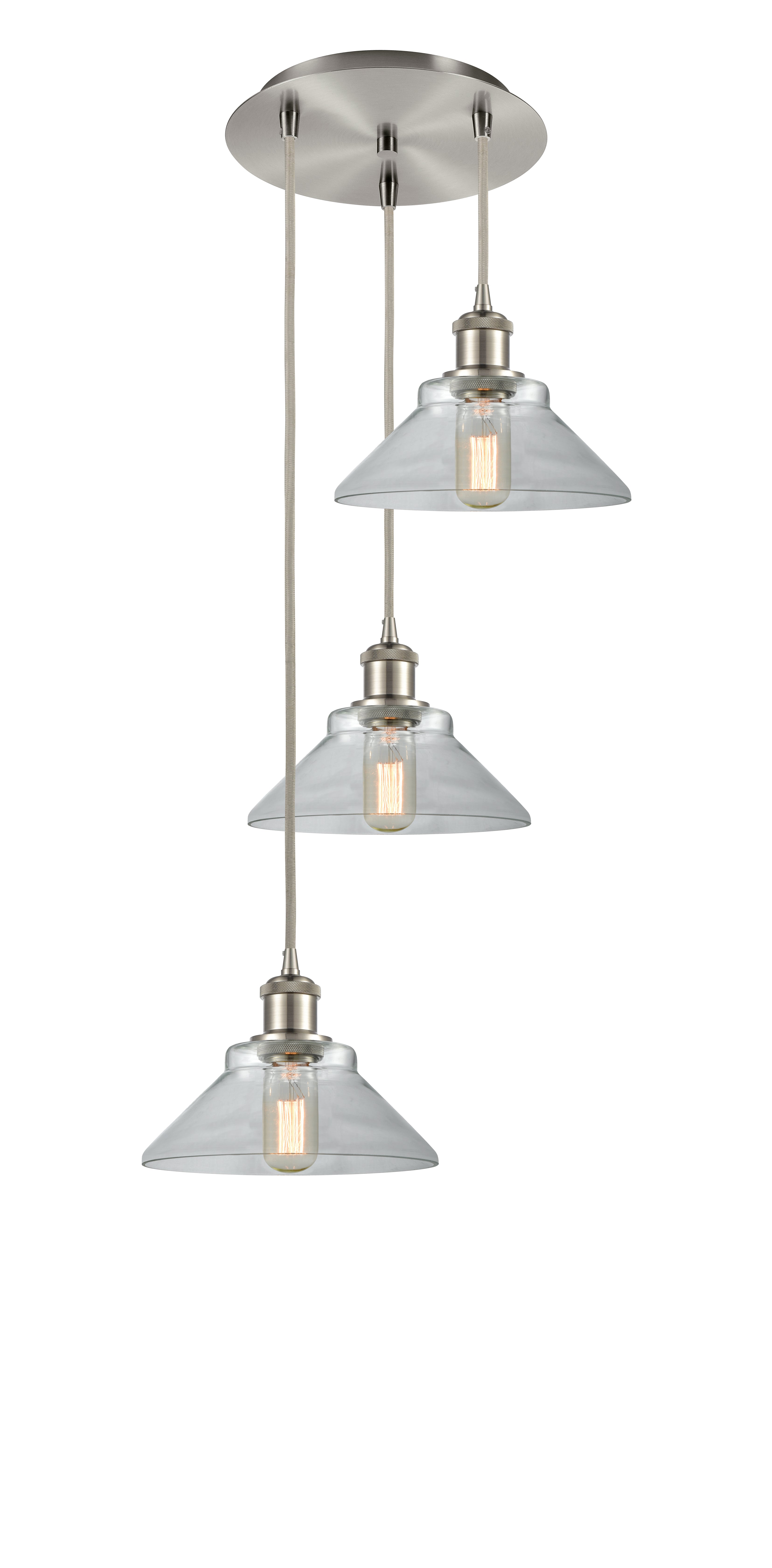 Ballston Multi Pendant Antique Brass
