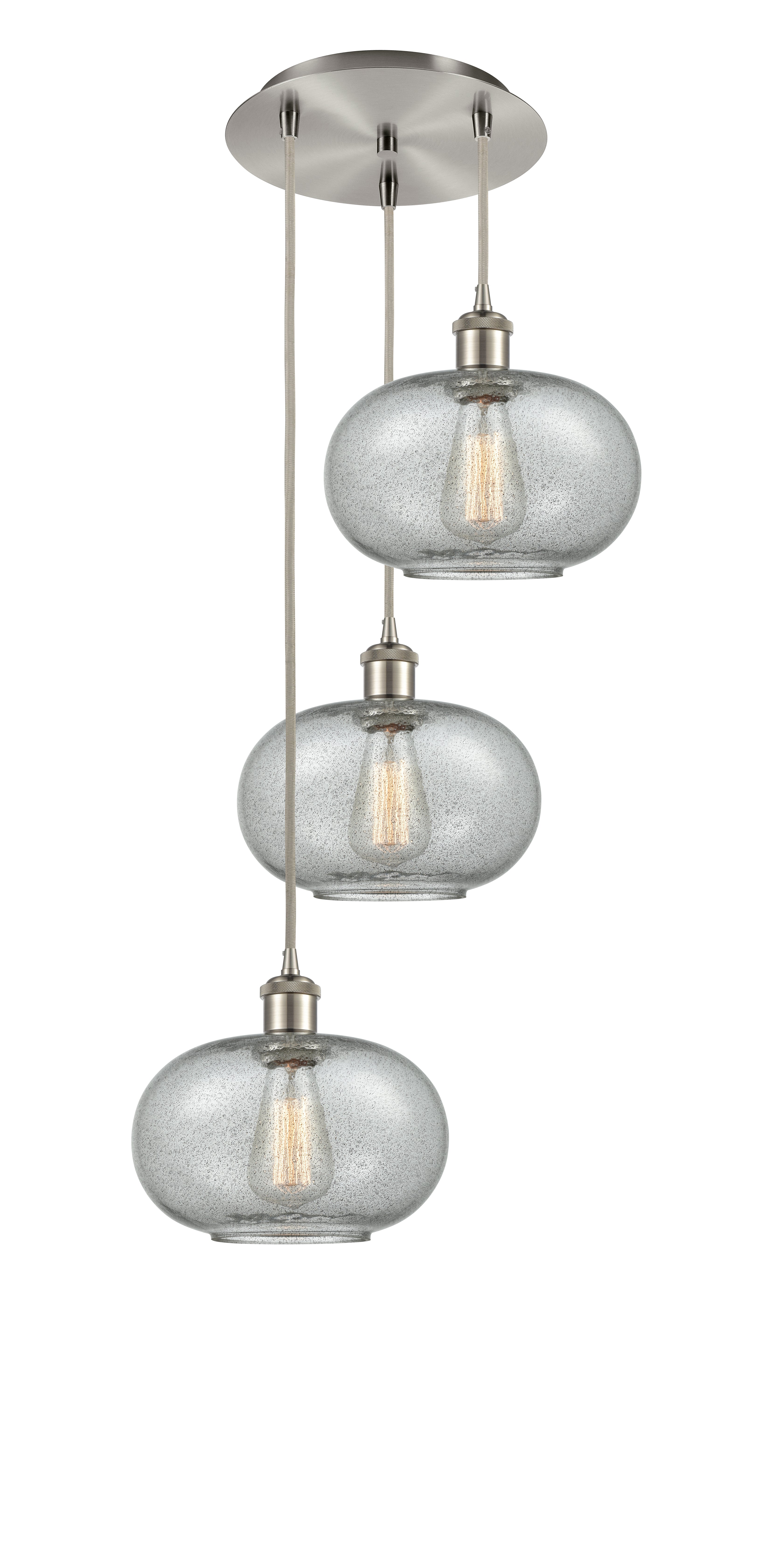 Ballston Multi Pendant Antique Brass Finish