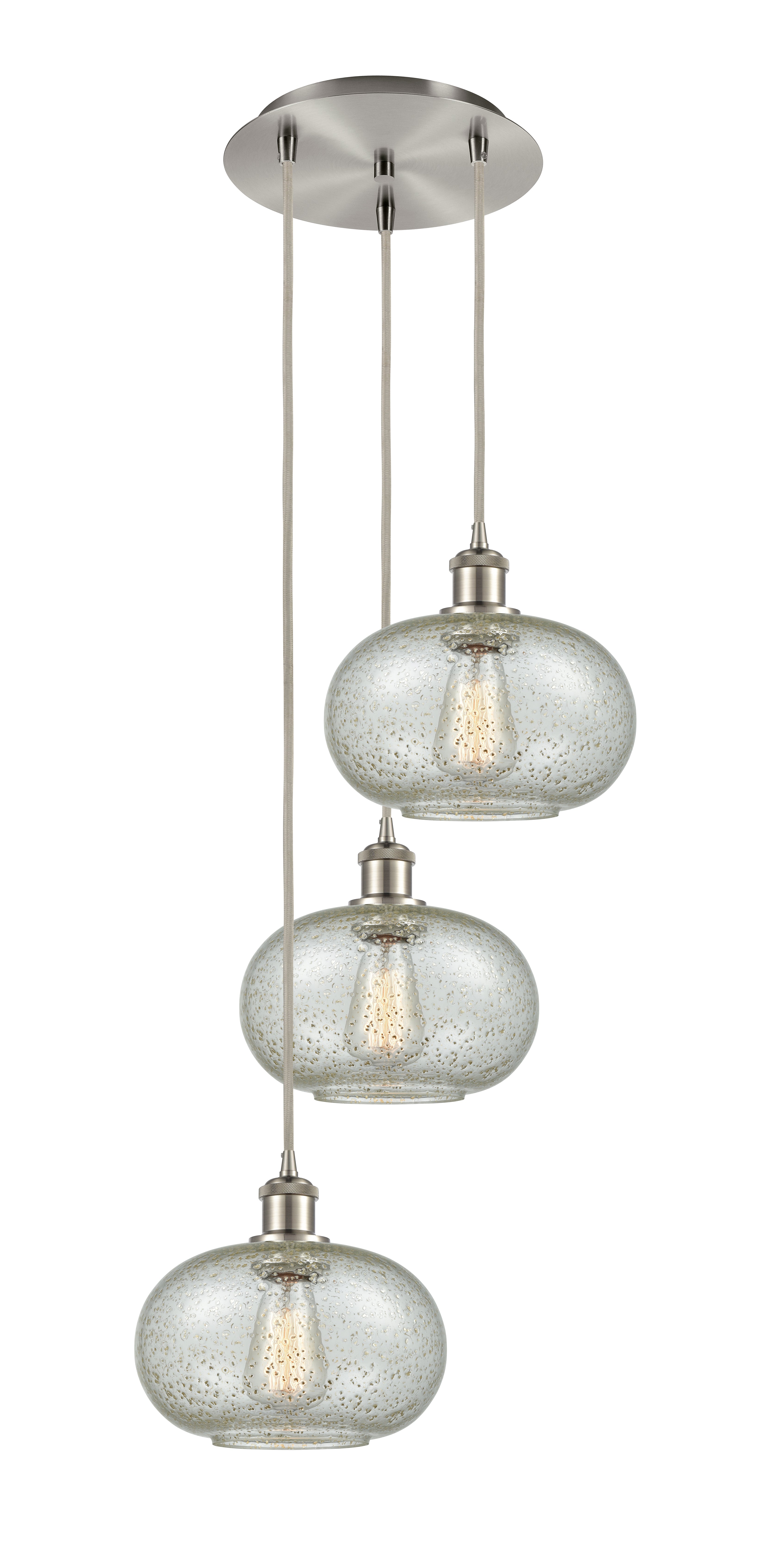 Ballston Multi Pendant Antique Brass Finish