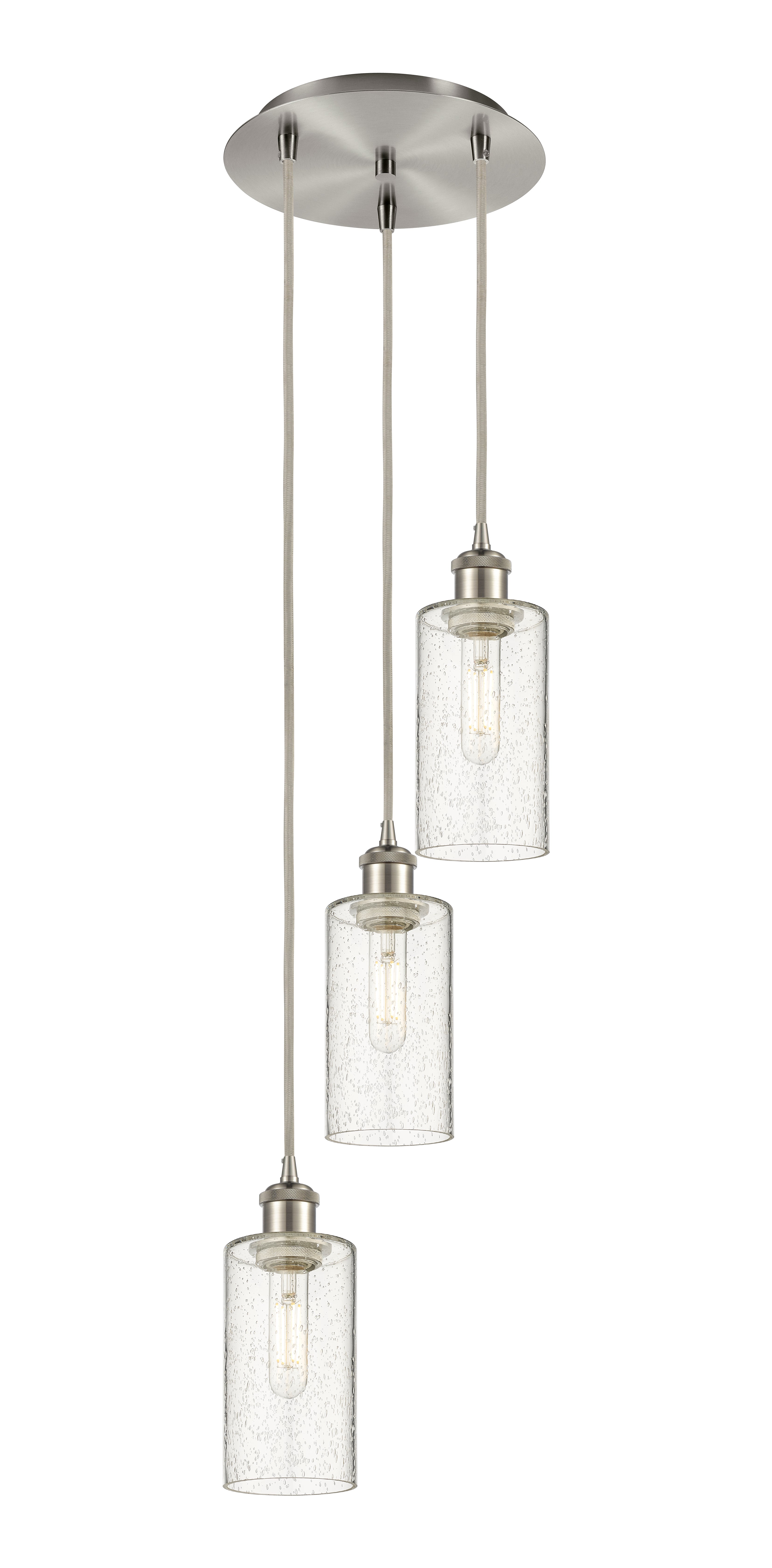 Downtown Urban Multi Pendant Brushed Brass