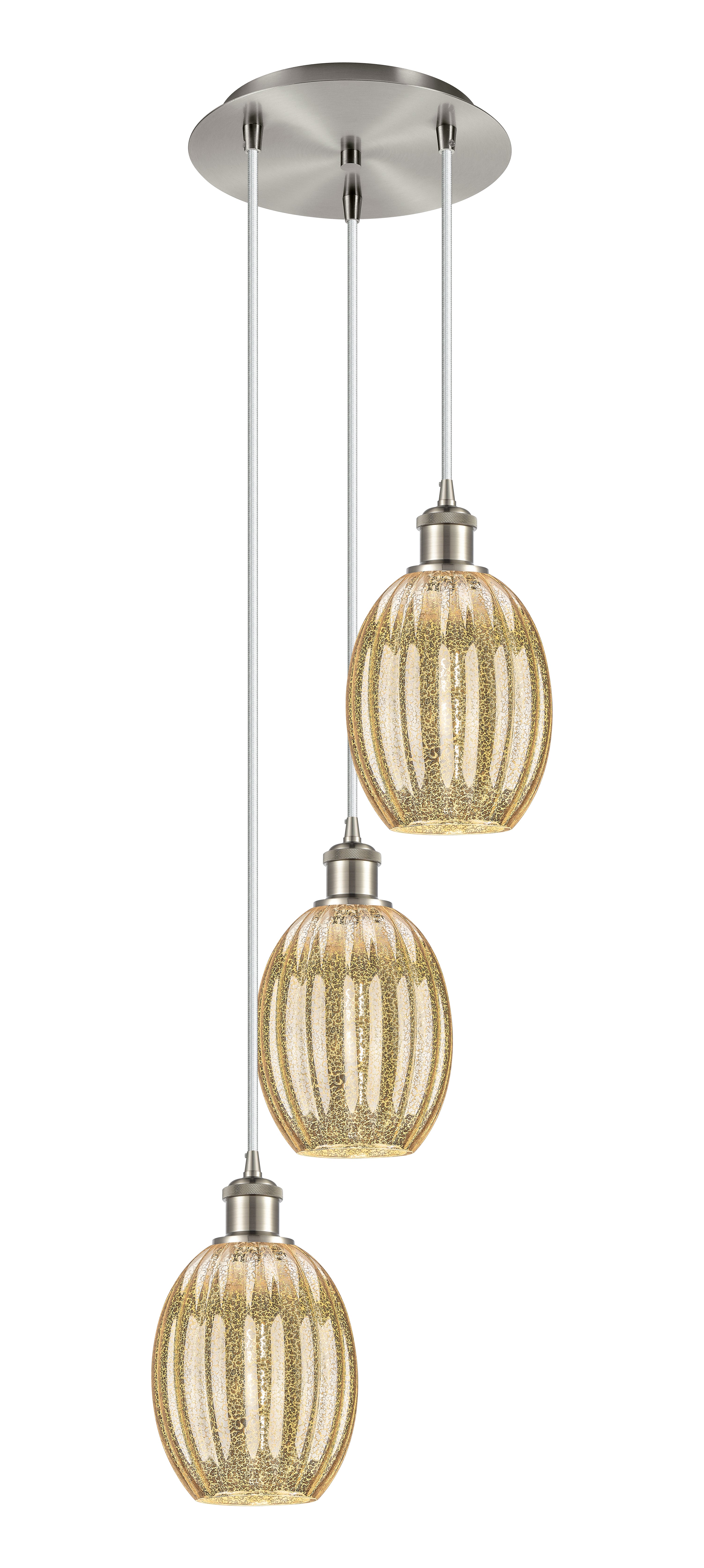 Ballston Multi Pendant Antique Brass Finish