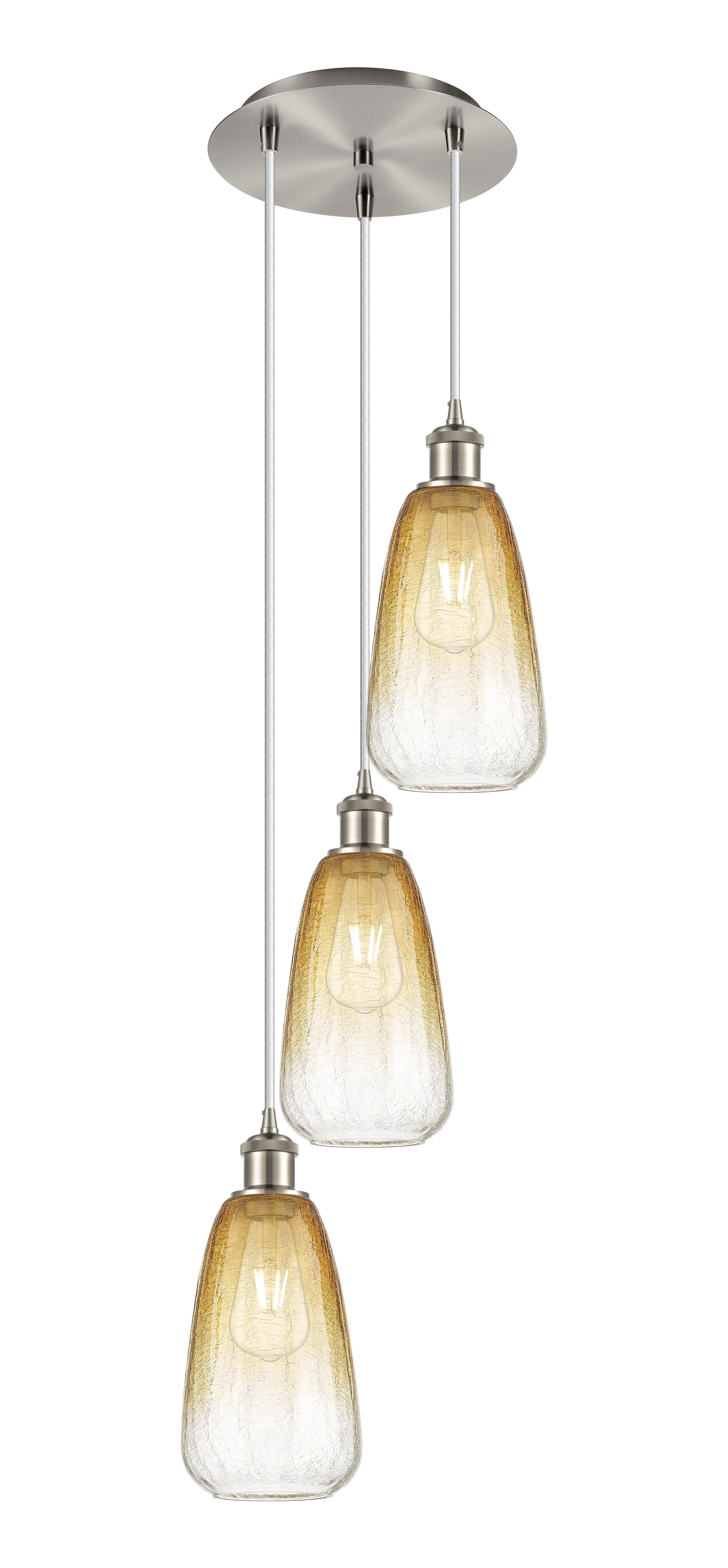Ballston Multi Pendant Antique Brass Finish