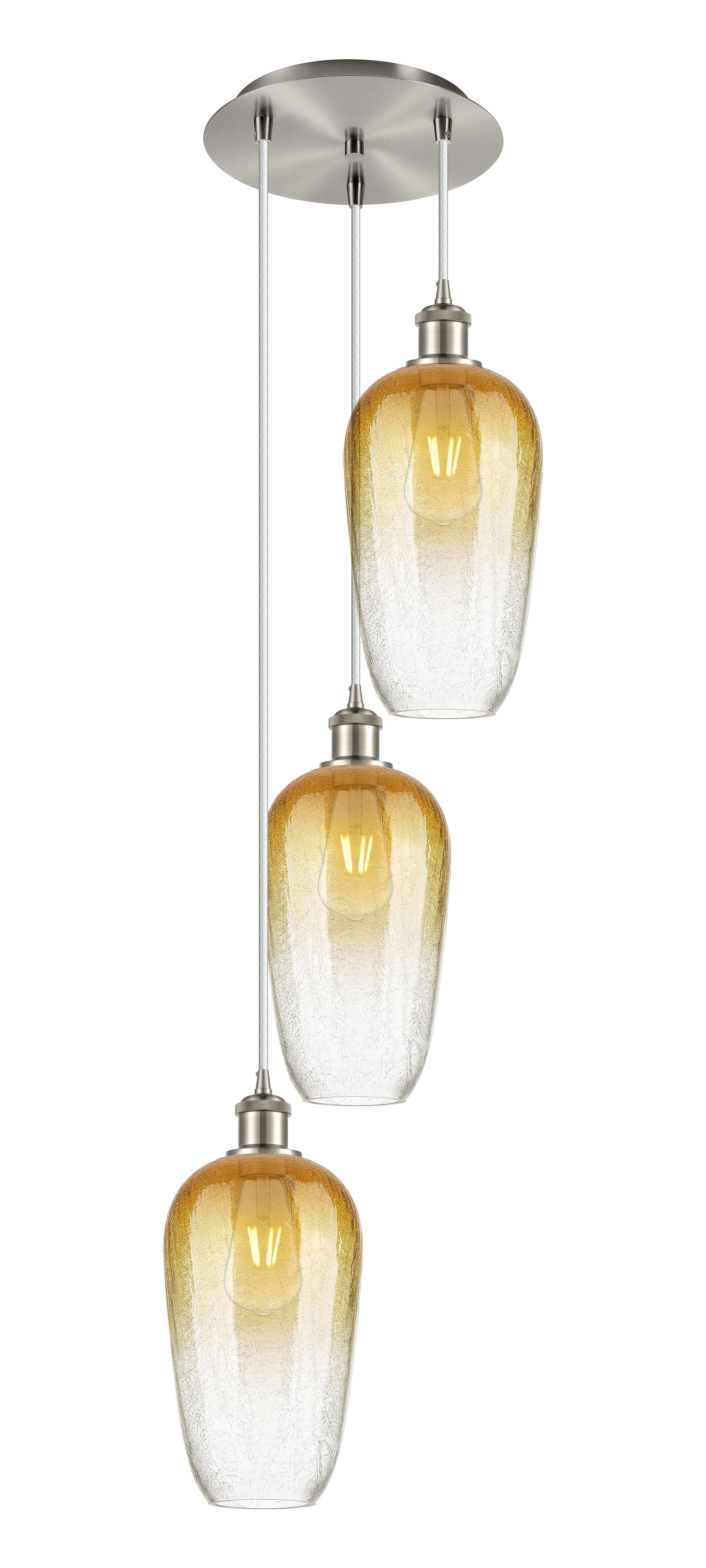Ballston Multi Pendant Antique Brass Finish
